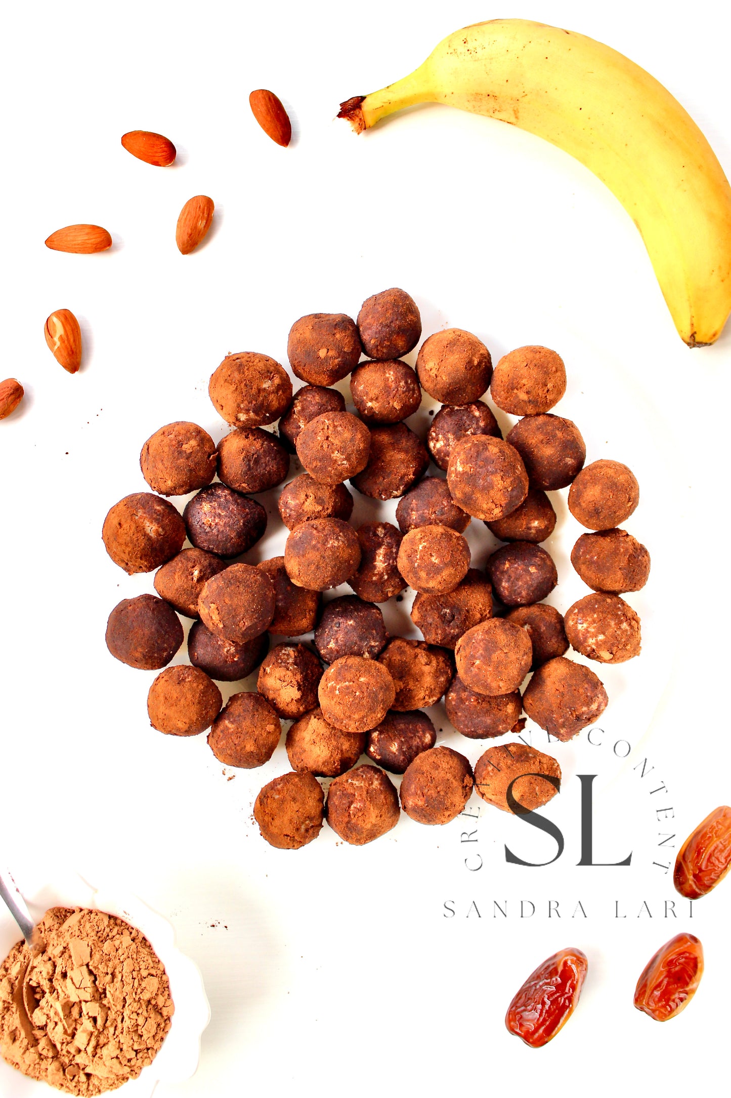 Raw Vegan Truffles Snack - Set 1 of 4