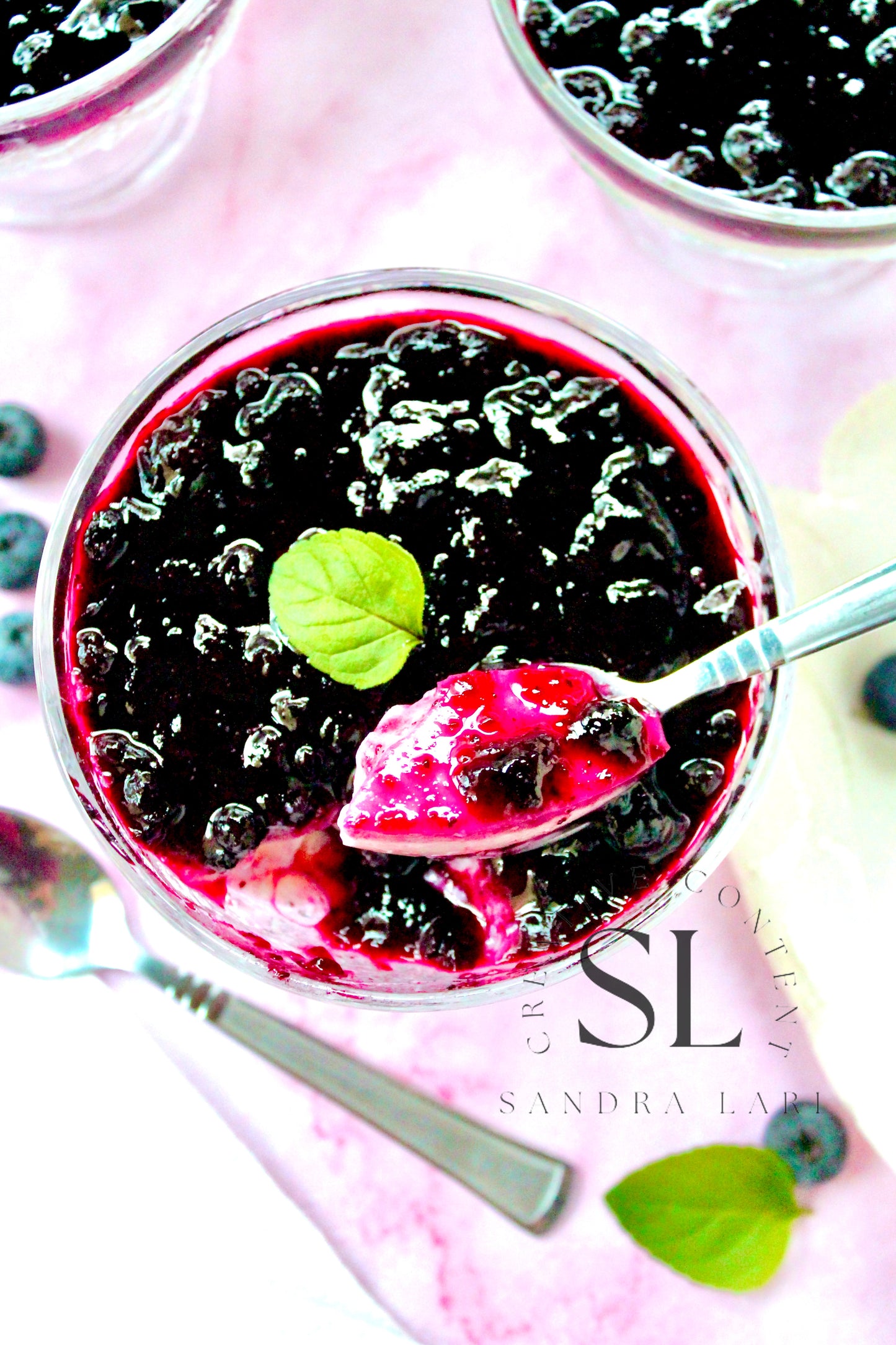 Healthy Blueberry Pudding Dessert - Exclusive