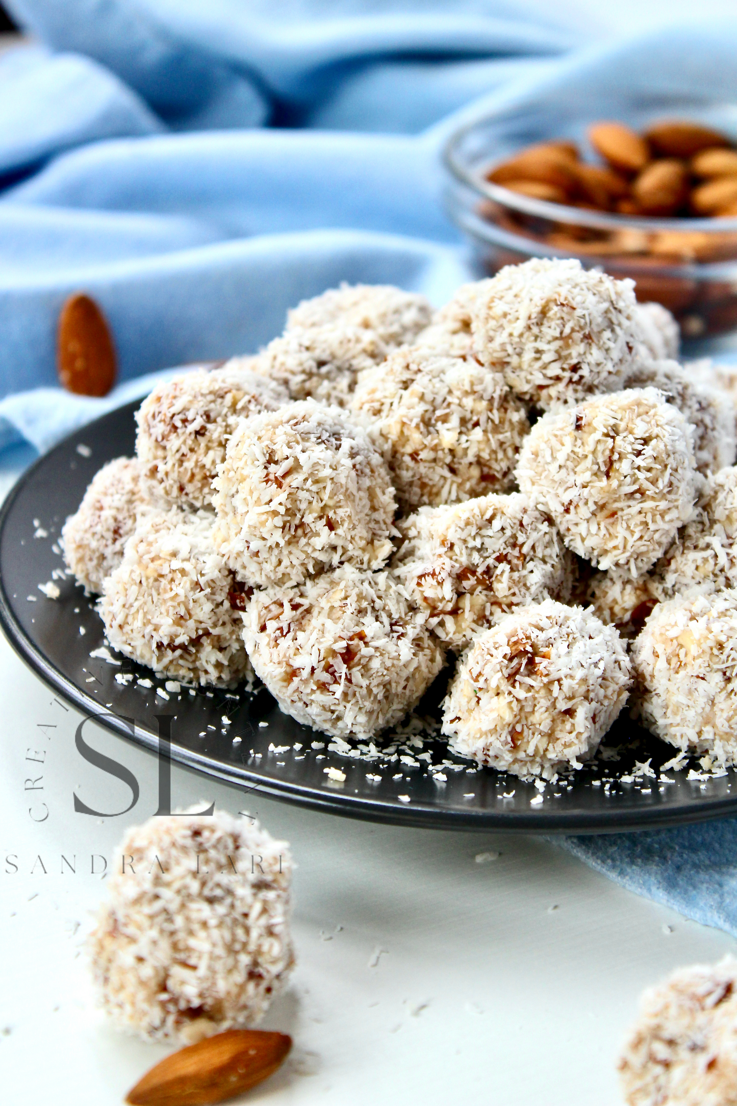 Healthy Raw Coconut Almond Bites - Set 2 of 3