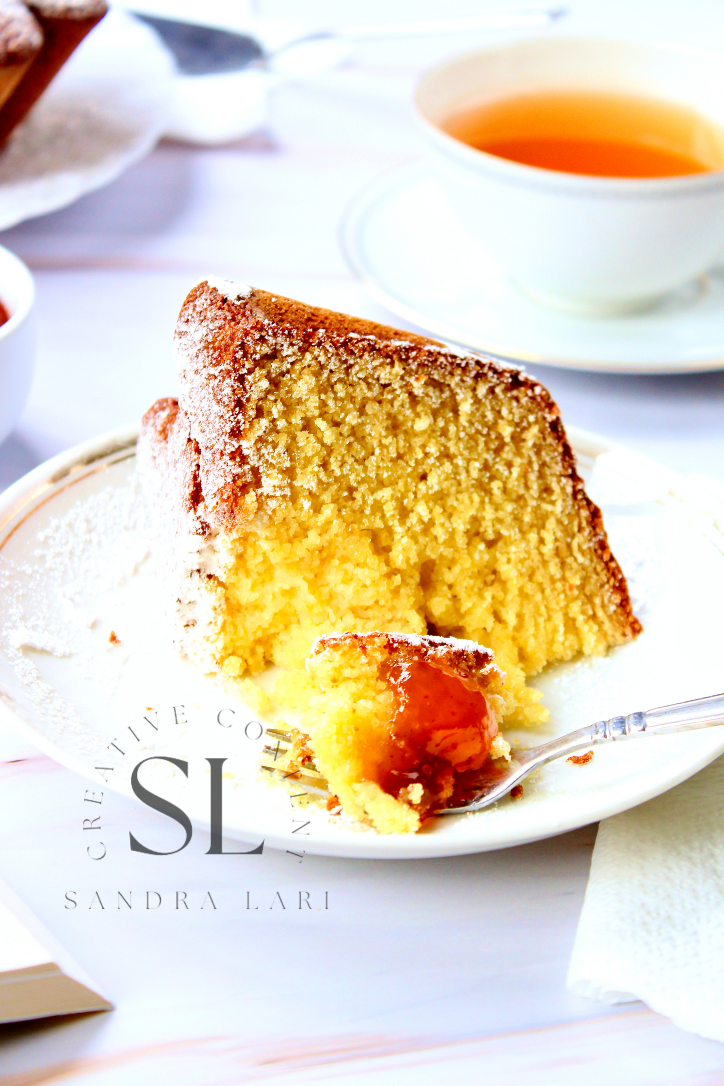 Healthy Eggless Semolina Cake Set 2 of 2