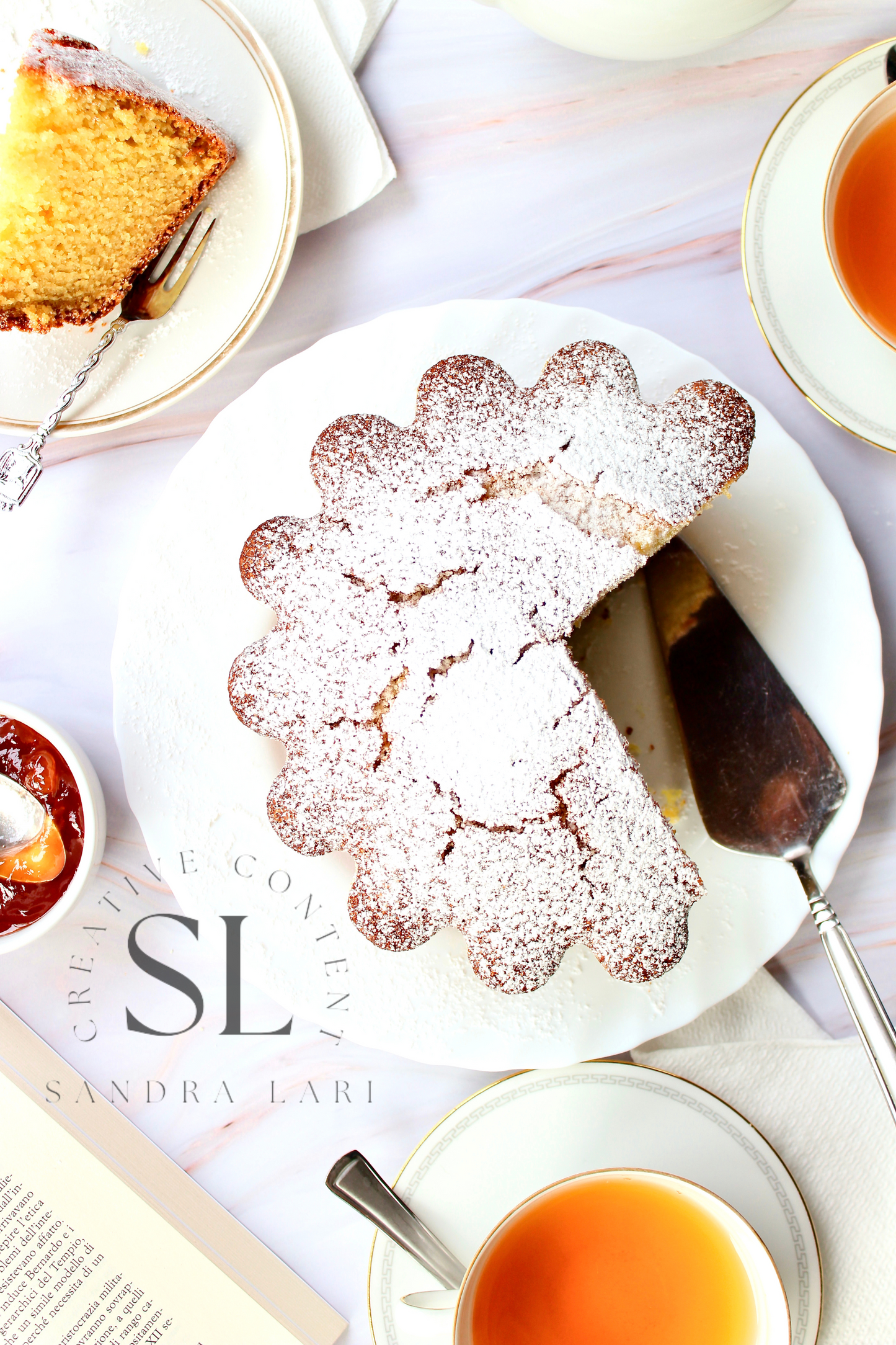 Healthy Eggless Semolina Cake Set 2 of 2