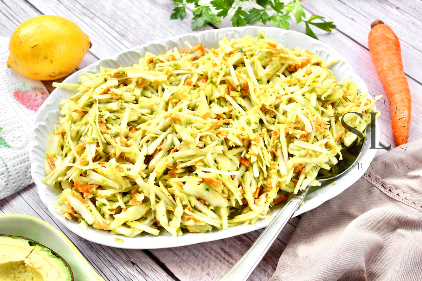 Creamy Avocado & Garlic Cabbage Salad - Exclusive