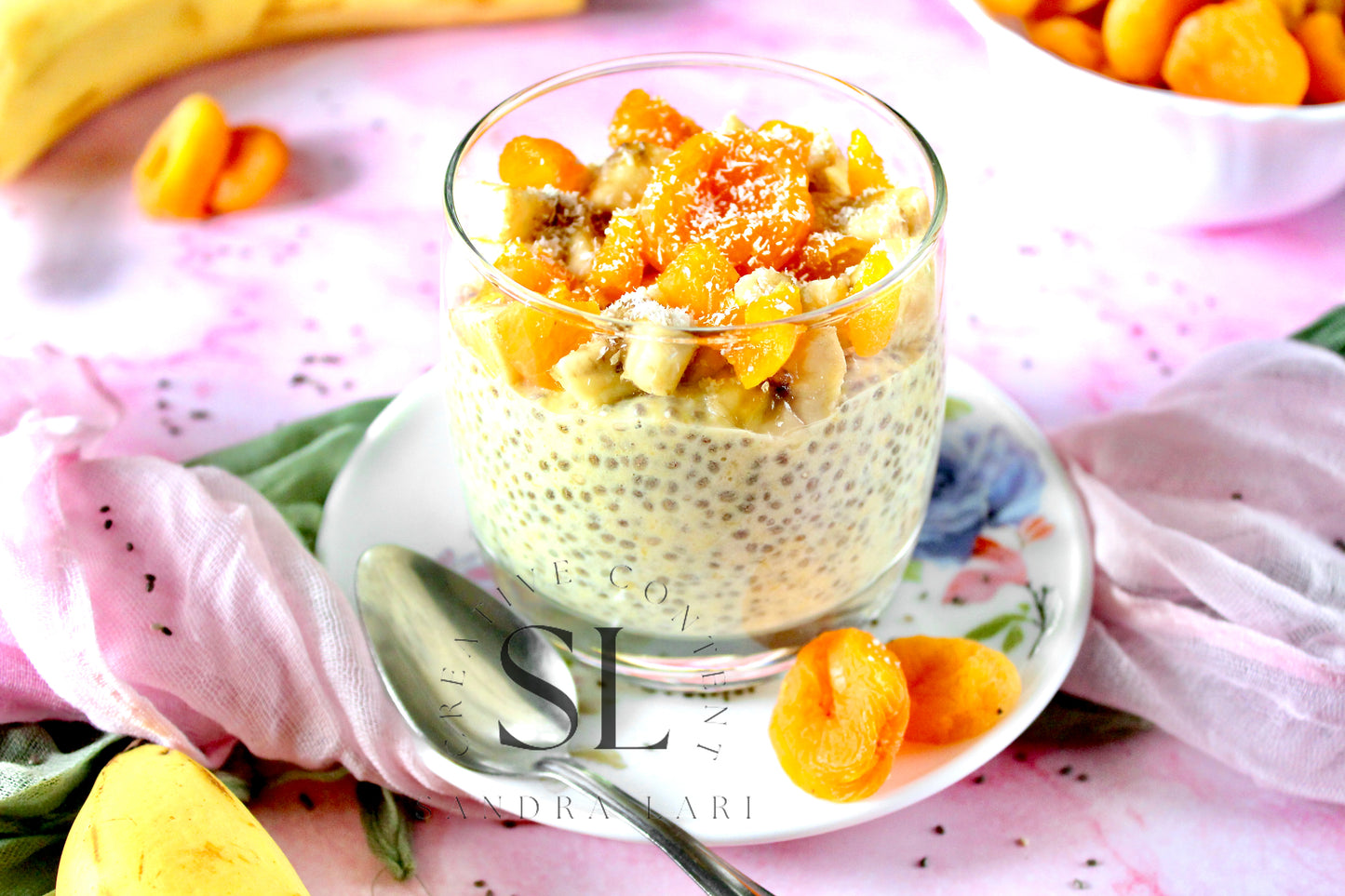 Dried Apricot Chia Pudding - Set 2 of 3