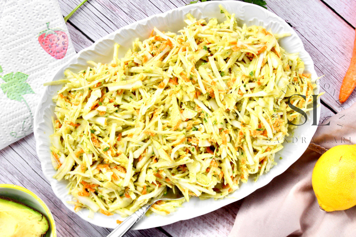 Creamy Avocado & Garlic Cabbage Salad - Exclusive
