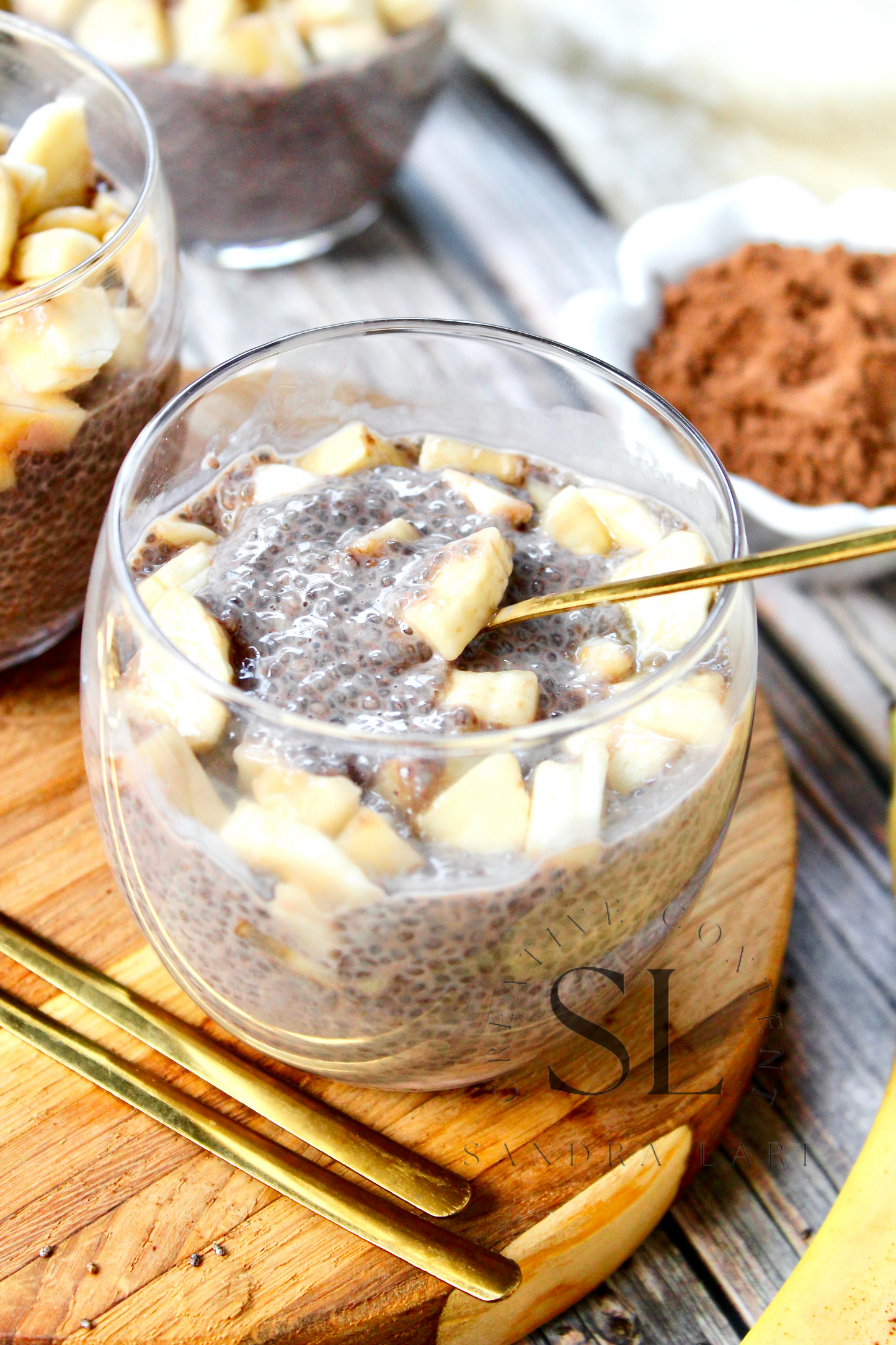 Banana Carob Chia Pudding - Exclusive