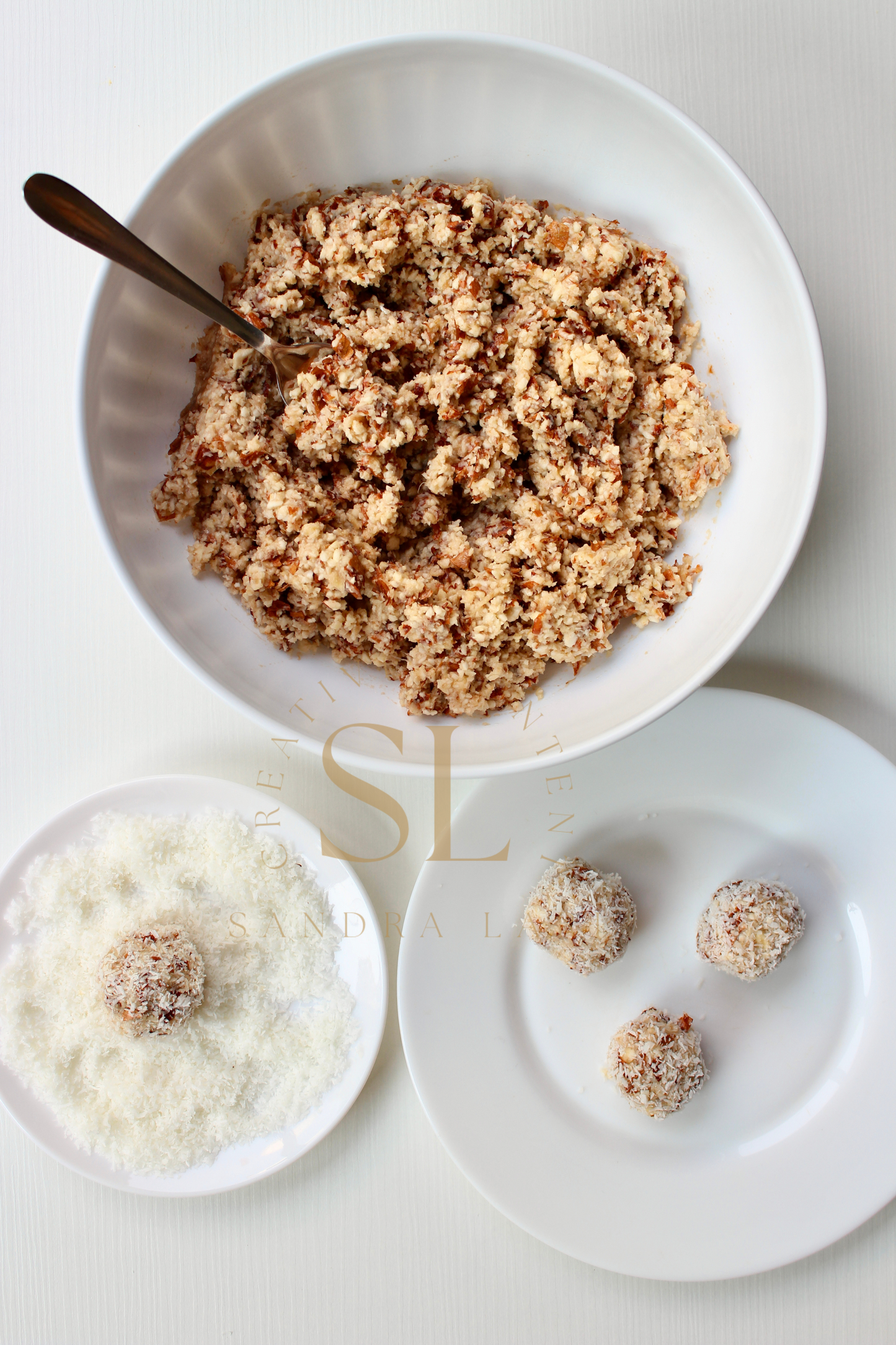 Healthy Raw Coconut Almond Bites - Set 2 of 3