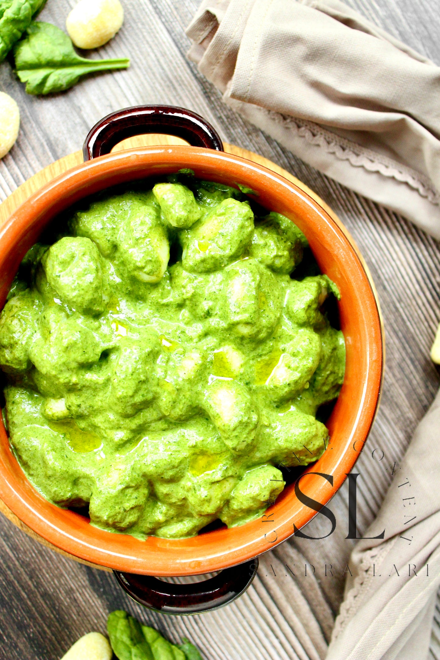 Creamy Gnocchi with Spinach - Exclusive