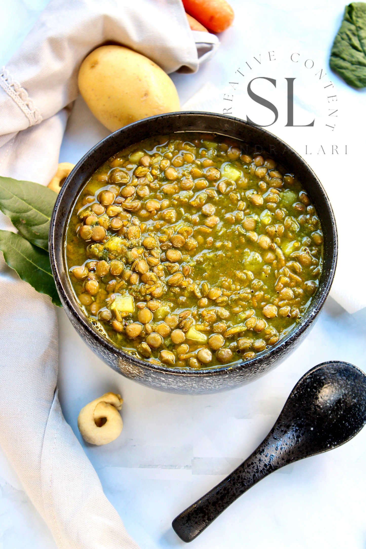 Spinach Lentil Soup - Set 1 of 3