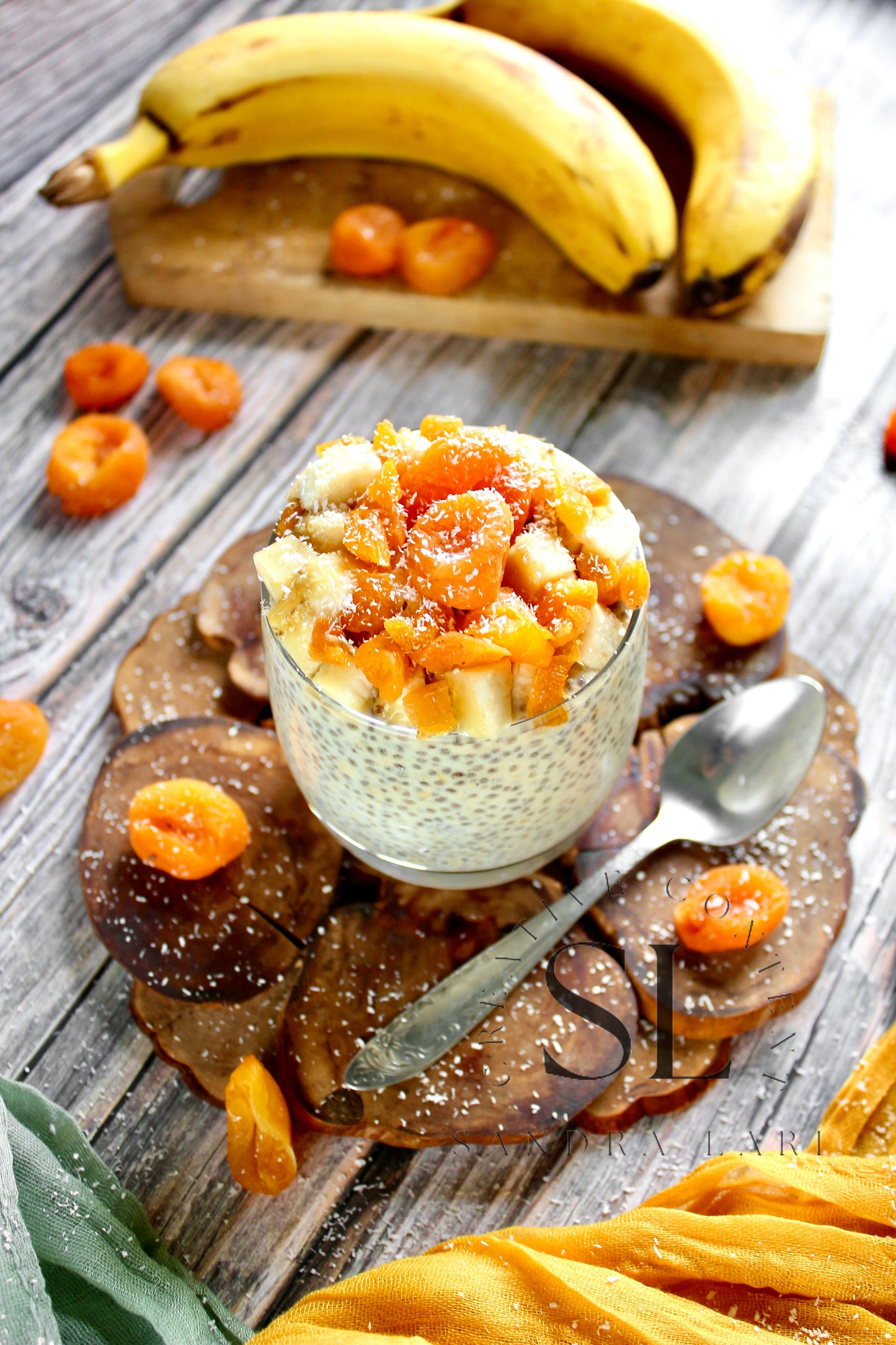 Dried Apricot Chia Pudding - Set 3 of 3