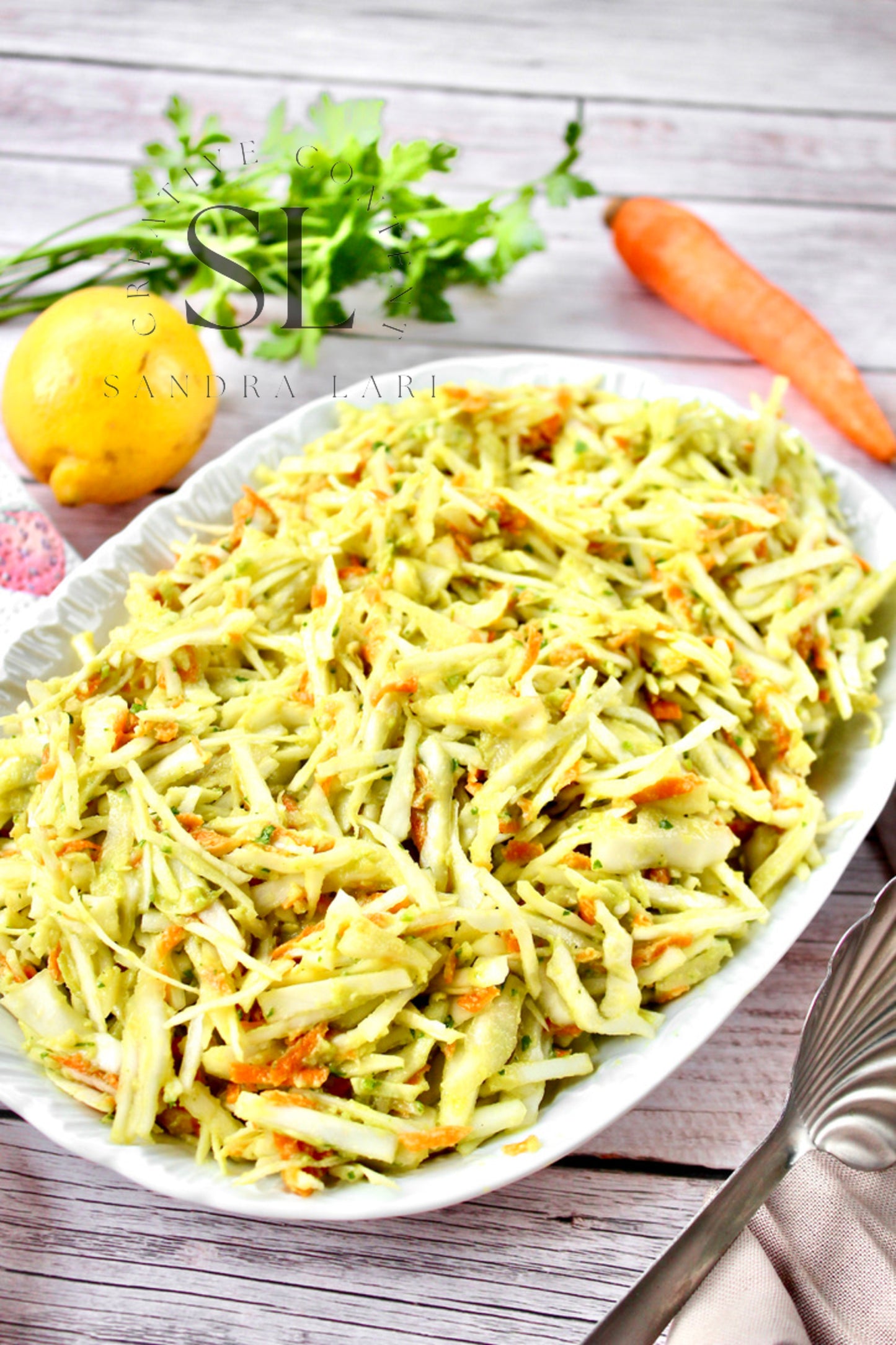 Creamy Avocado & Garlic Cabbage Salad - Exclusive