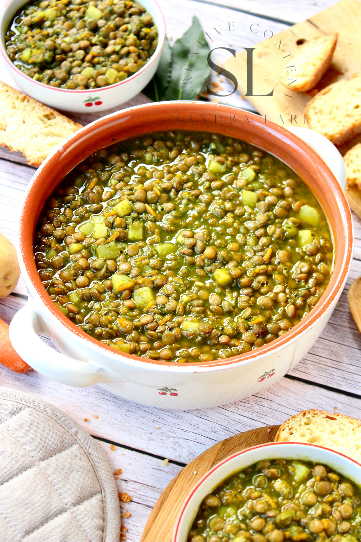 Spinach Lentil Soup - Set 2 of 3