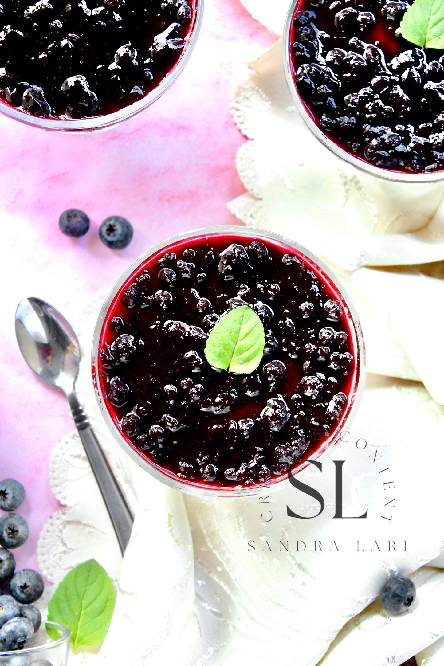 Healthy Blueberry Pudding Dessert - Exclusive