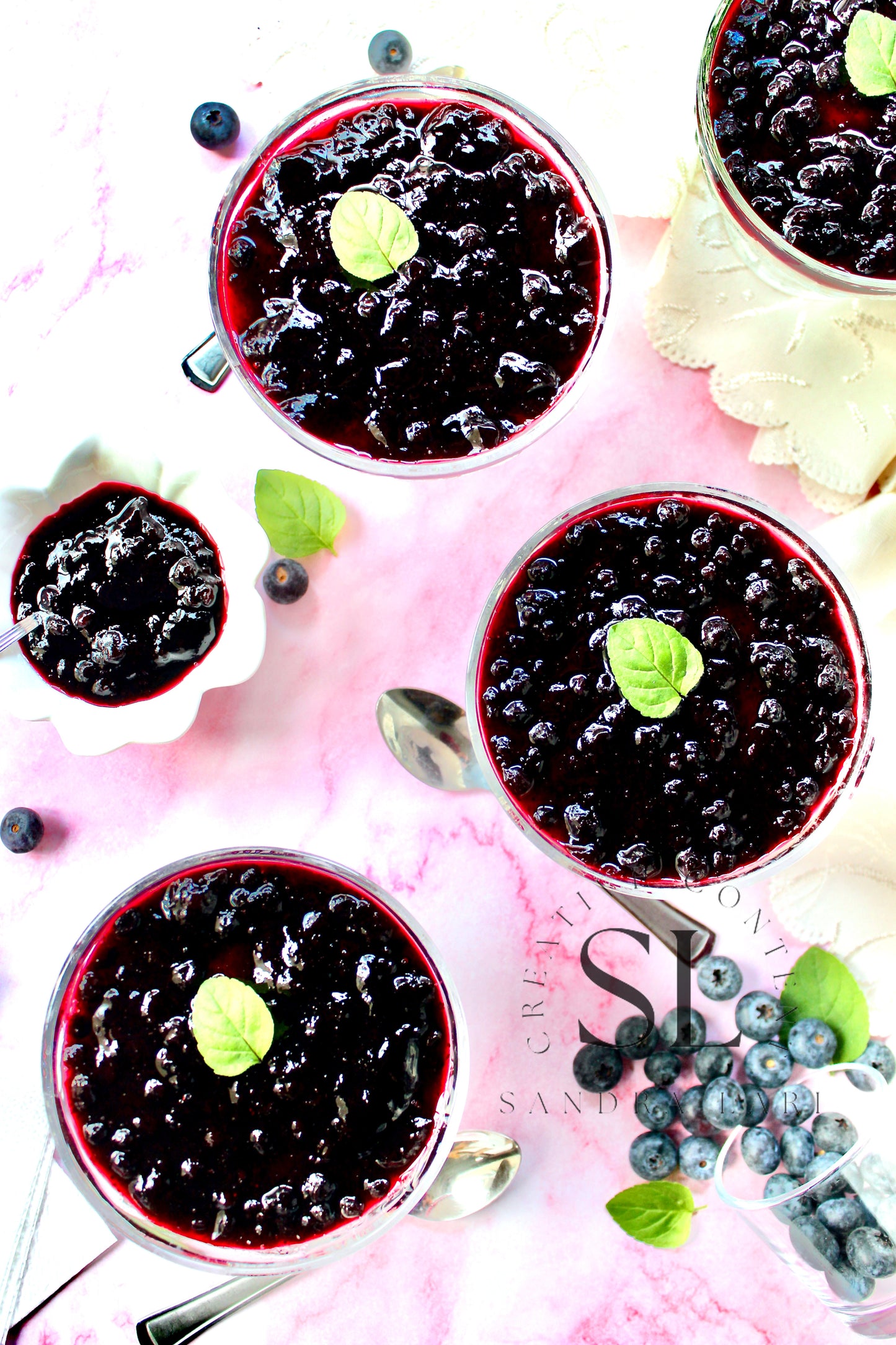 Healthy Blueberry Pudding Dessert - Exclusive