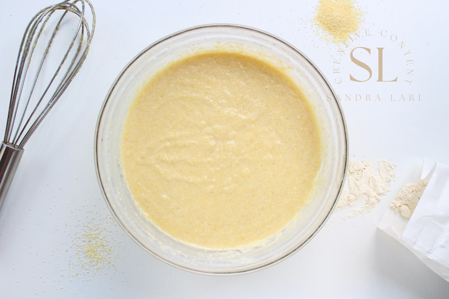 Healthy Eggless Semolina Cake Set 1 of 2