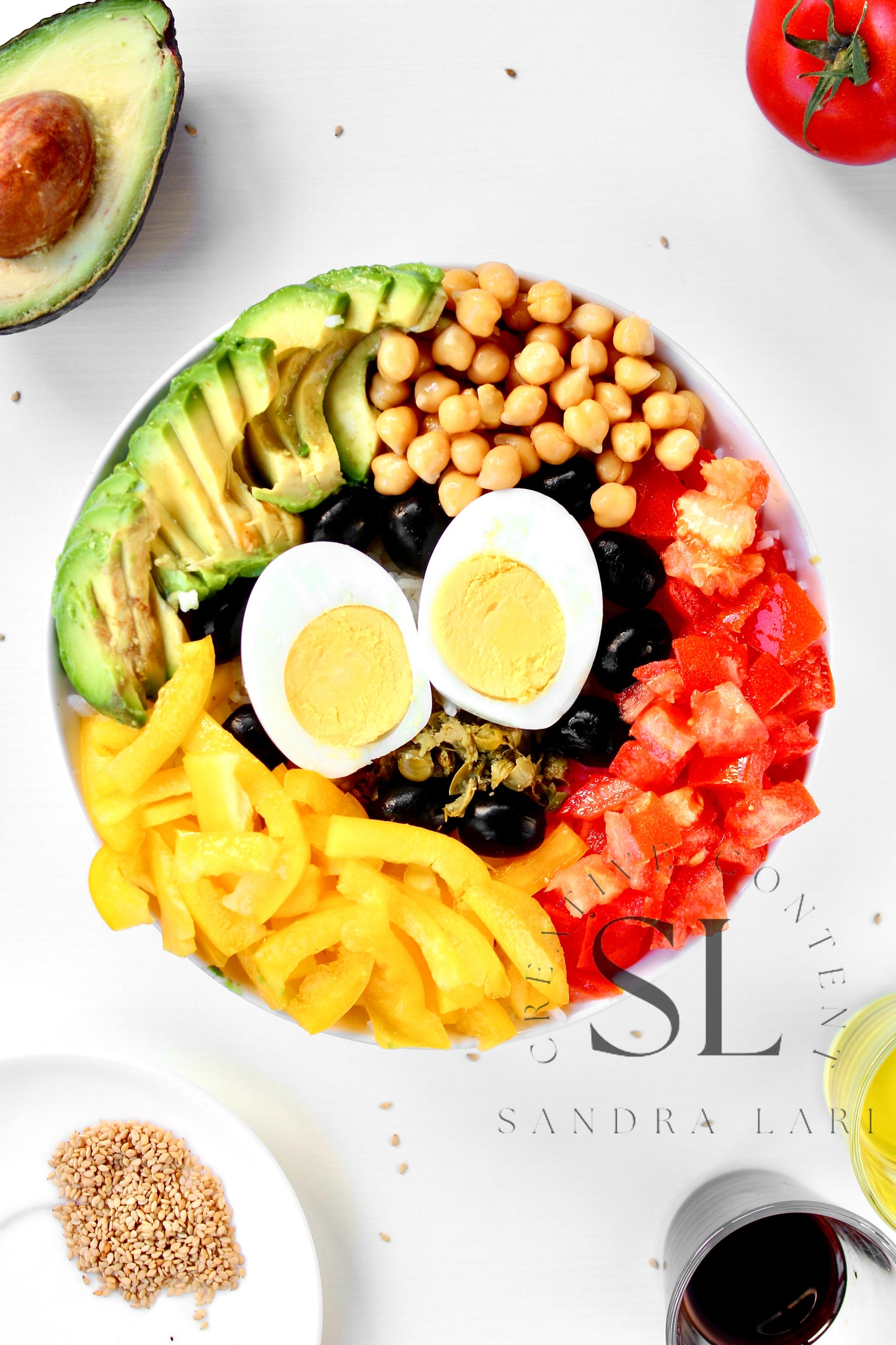 Vegetarian Mediterranean Poke Bowl - Exclusive