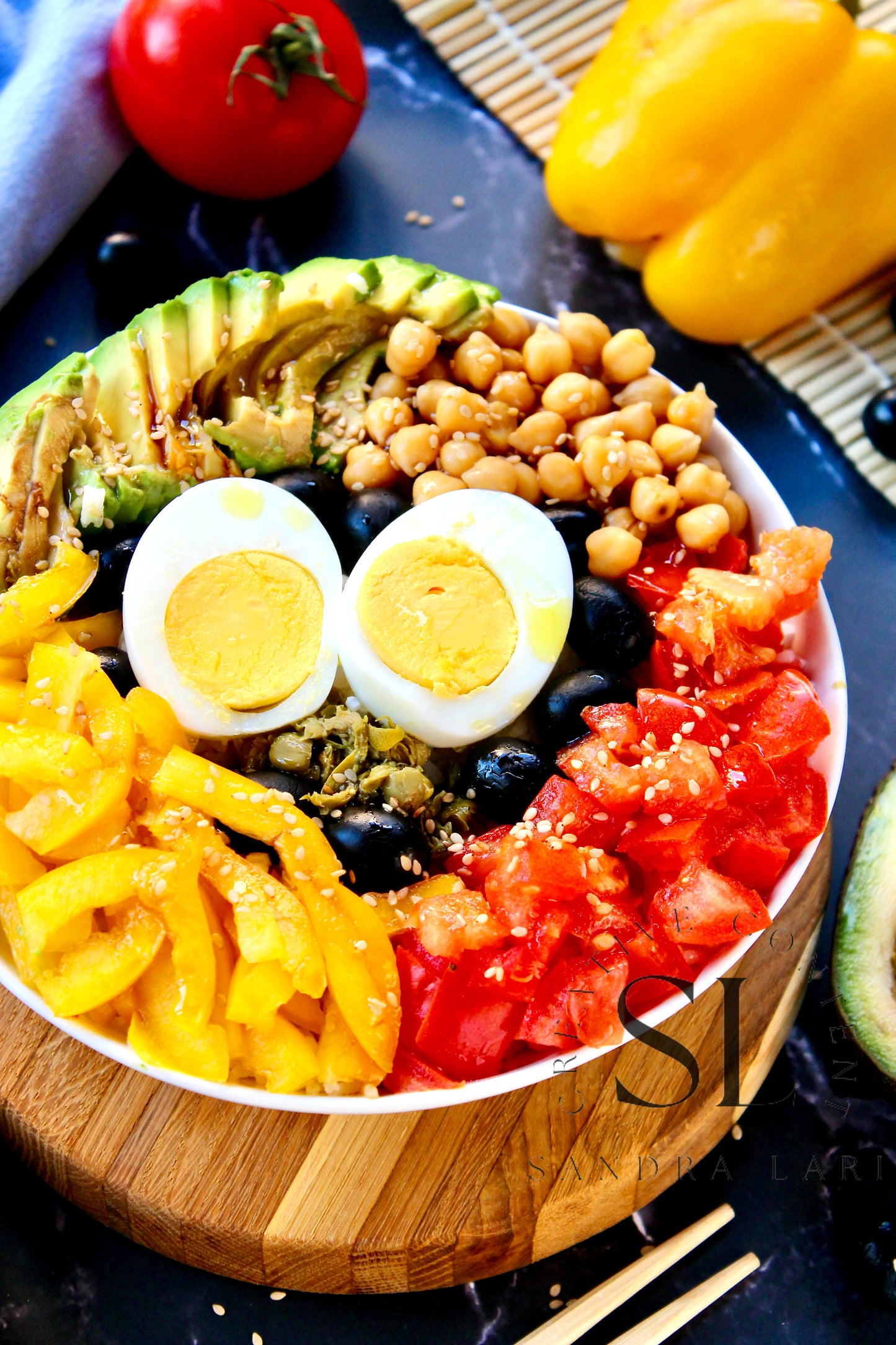 Vegetarian Mediterranean Poke Bowl - Exclusive