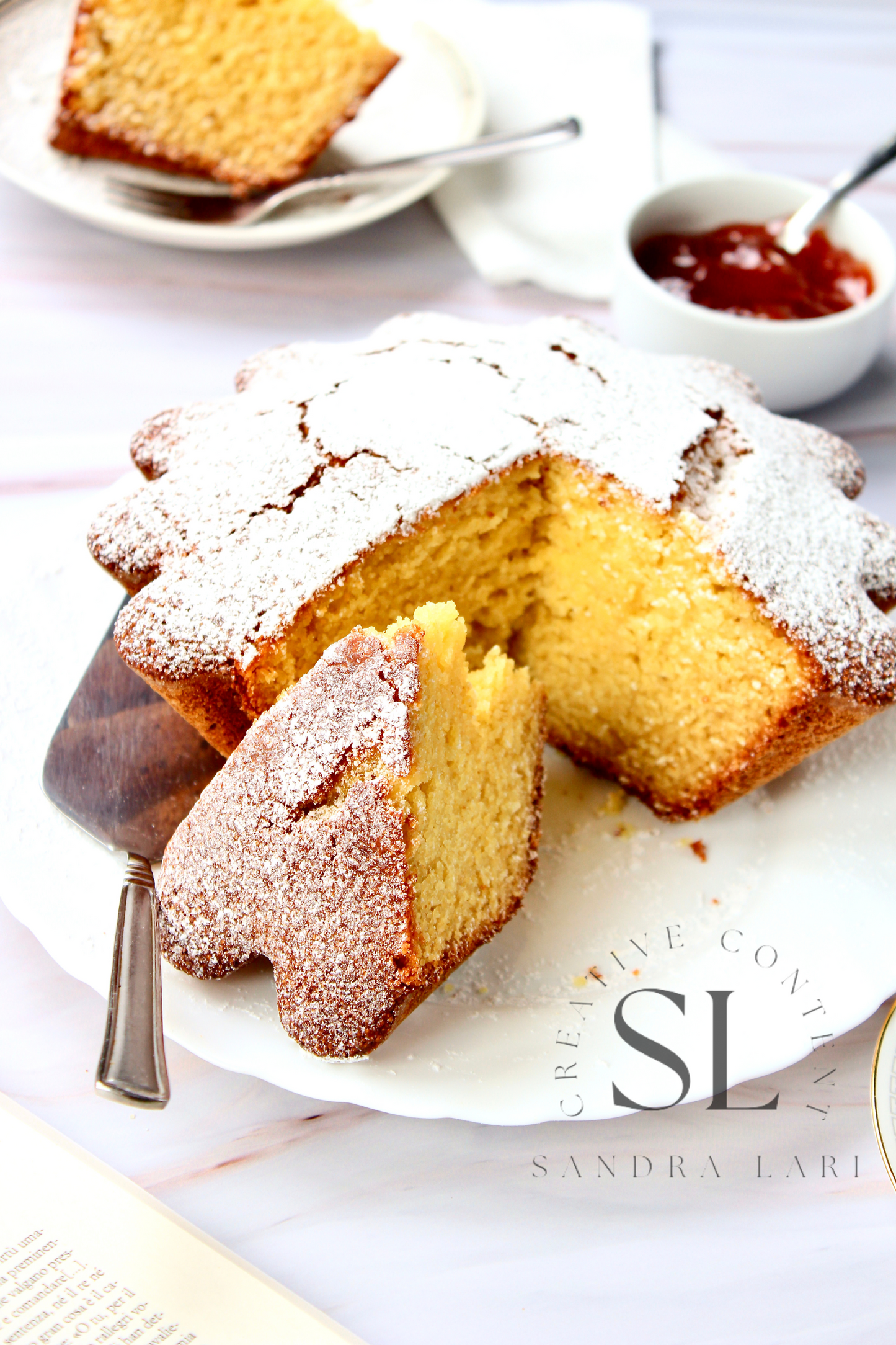 Healthy Eggless Semolina Cake Set 2 of 2