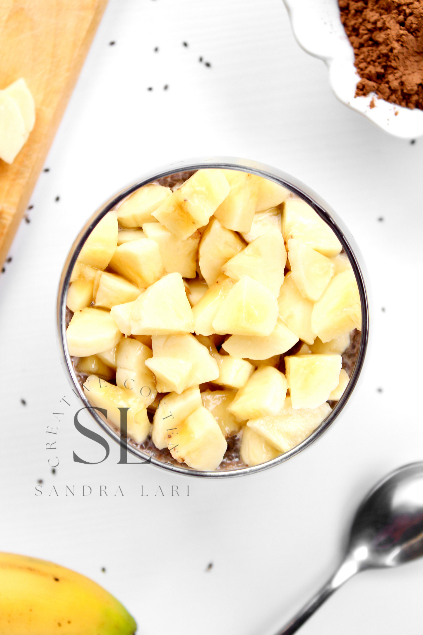 Banana Carob Chia Pudding - Exclusive