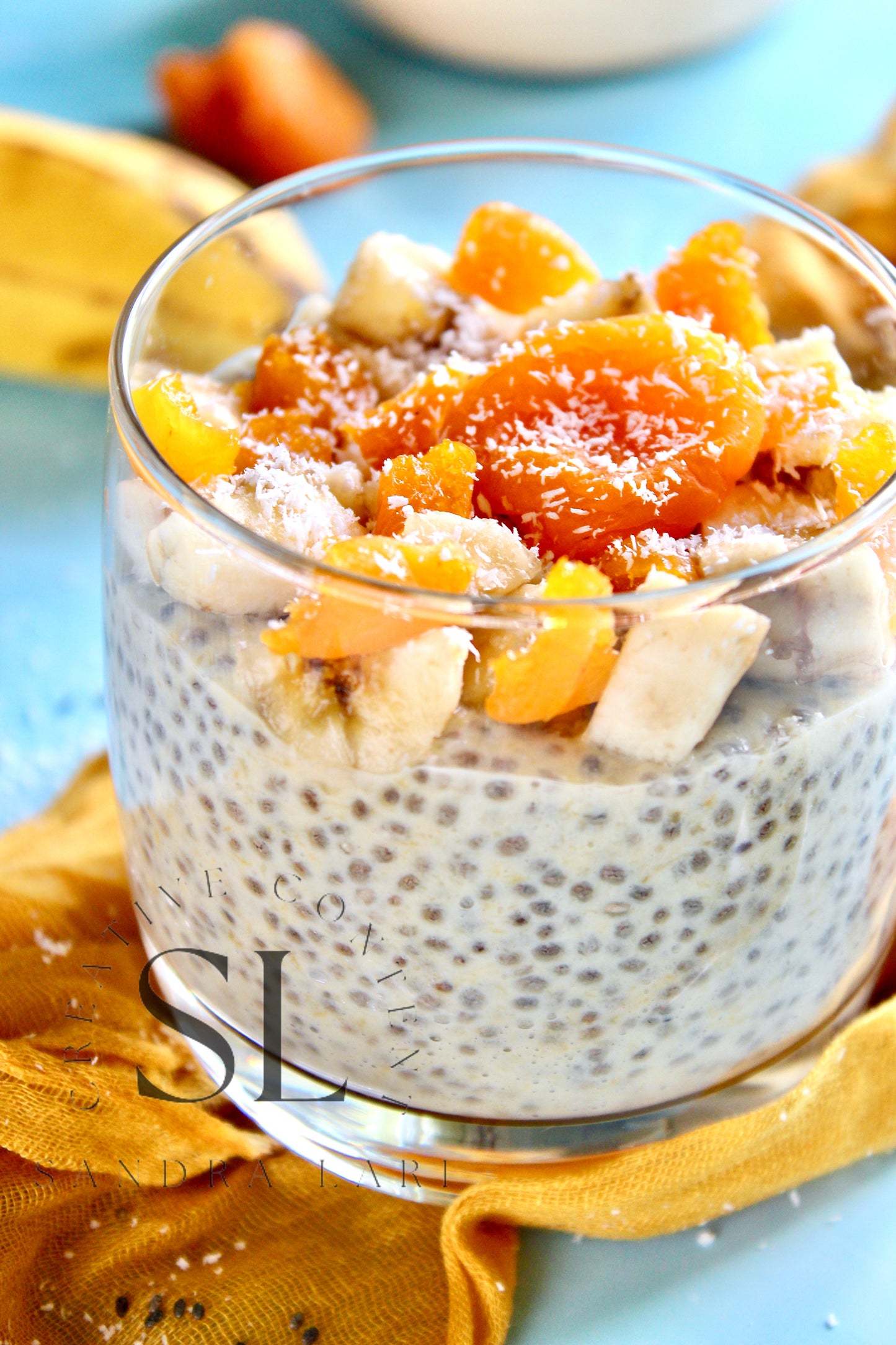 Dried Apricot Chia Pudding - Set 1 of 3