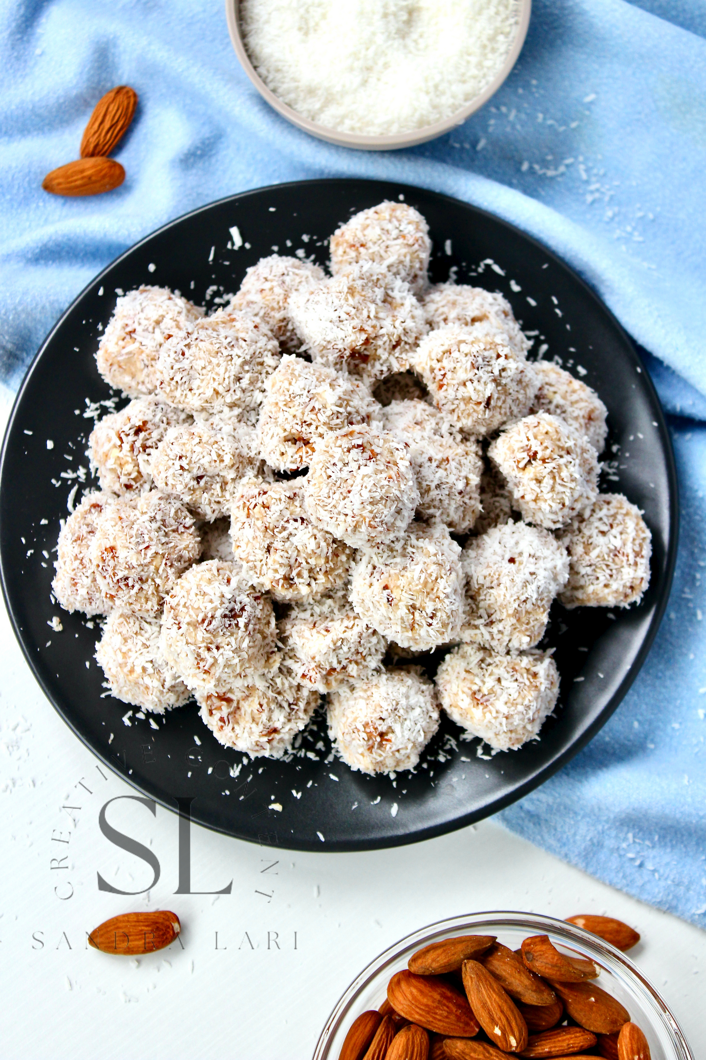 Healthy Raw Coconut Almond Bites - Set 2 of 3