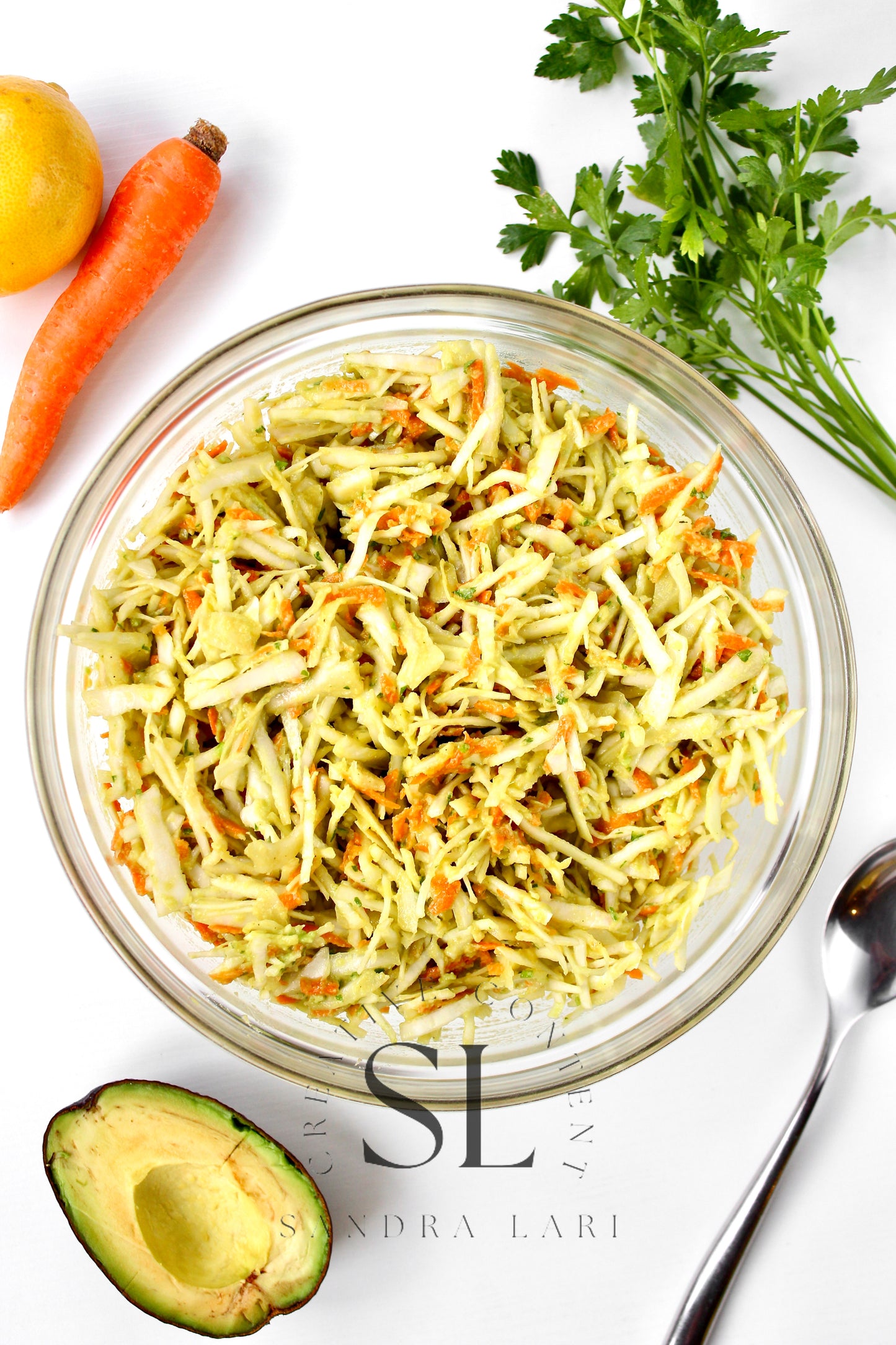 Creamy Avocado & Garlic Coleslaw - Set 3 of 4