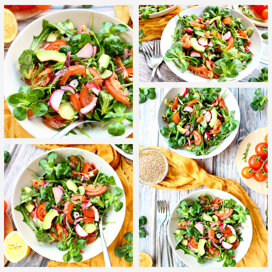 Spring Arugula & Avocado Salad - Set 1 of 3