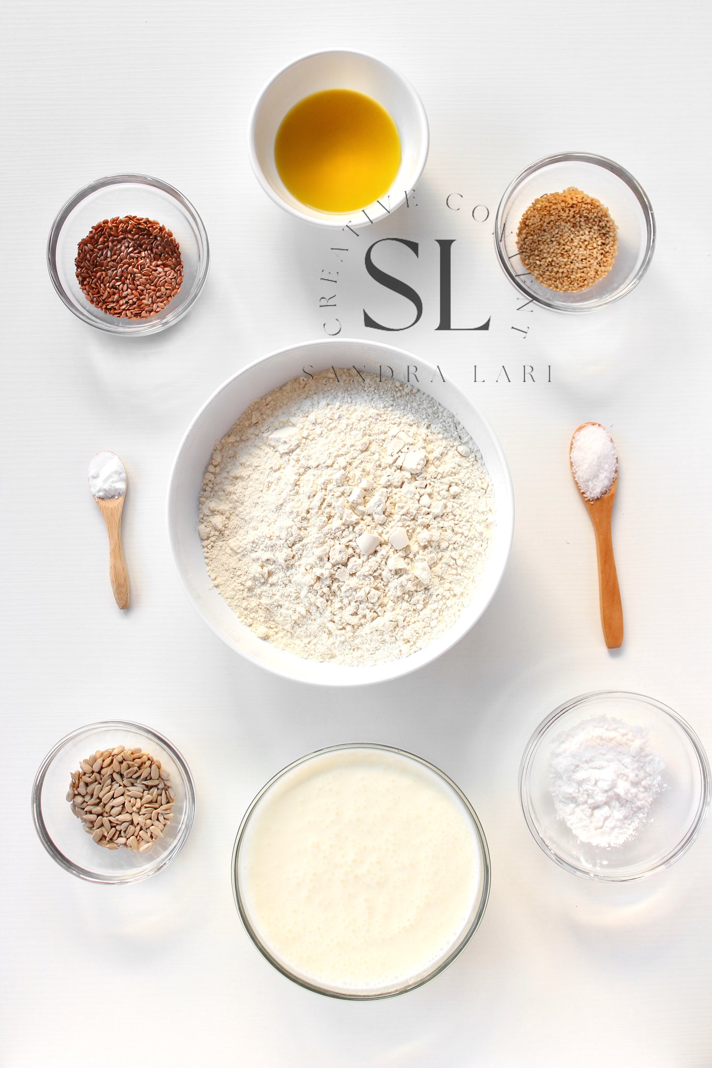 Rustic No Yeast Bread Mini Rolls - Set 3 of 4