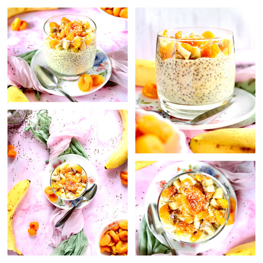 Dried Apricot Chia Pudding - Set 2 of 3