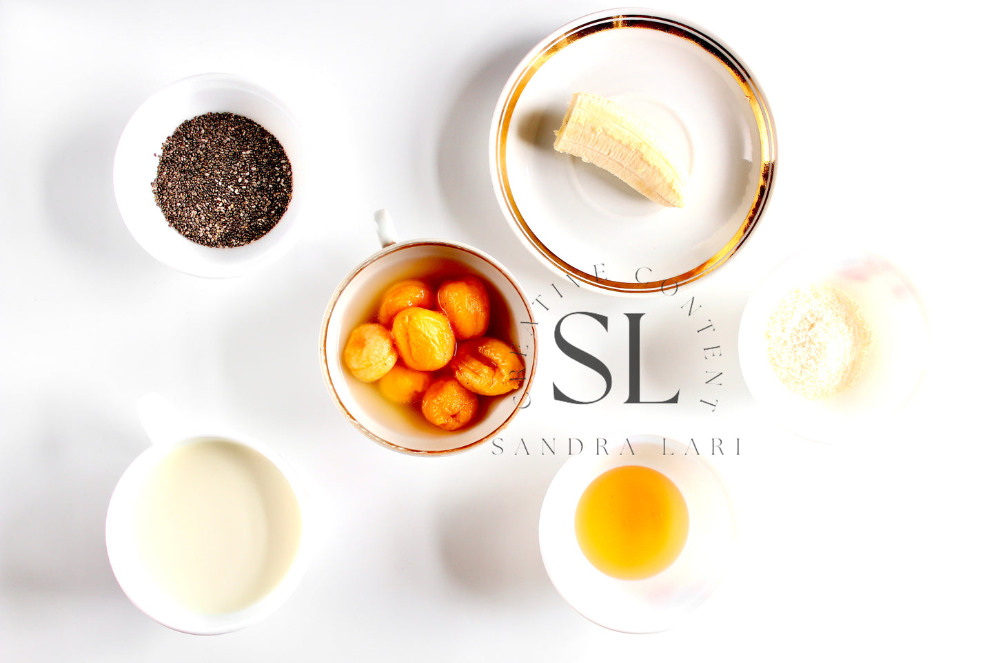 Dried Apricot Chia Pudding - Set 3 of 3