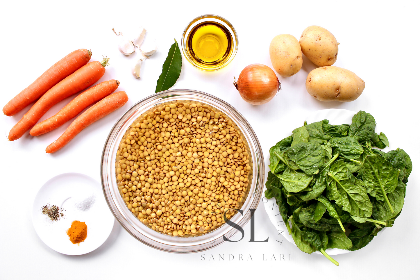 Spinach Lentil Soup - Set 2 of 3