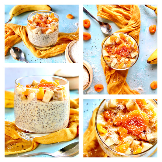Dried Apricot Chia Pudding - Set 1 of 3