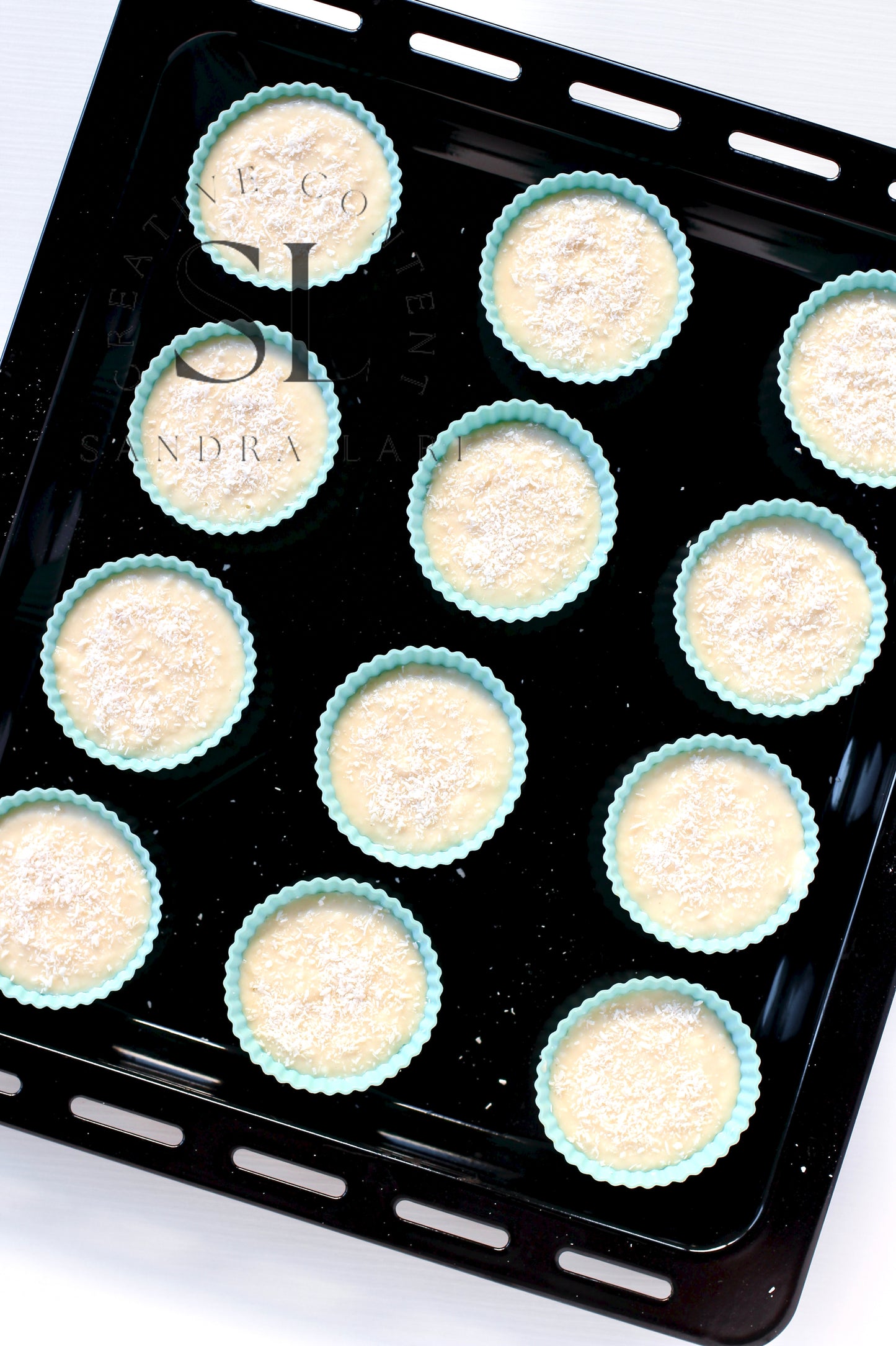 Eggless Coconut Muffins (No Yeast) - Set 4 of 4