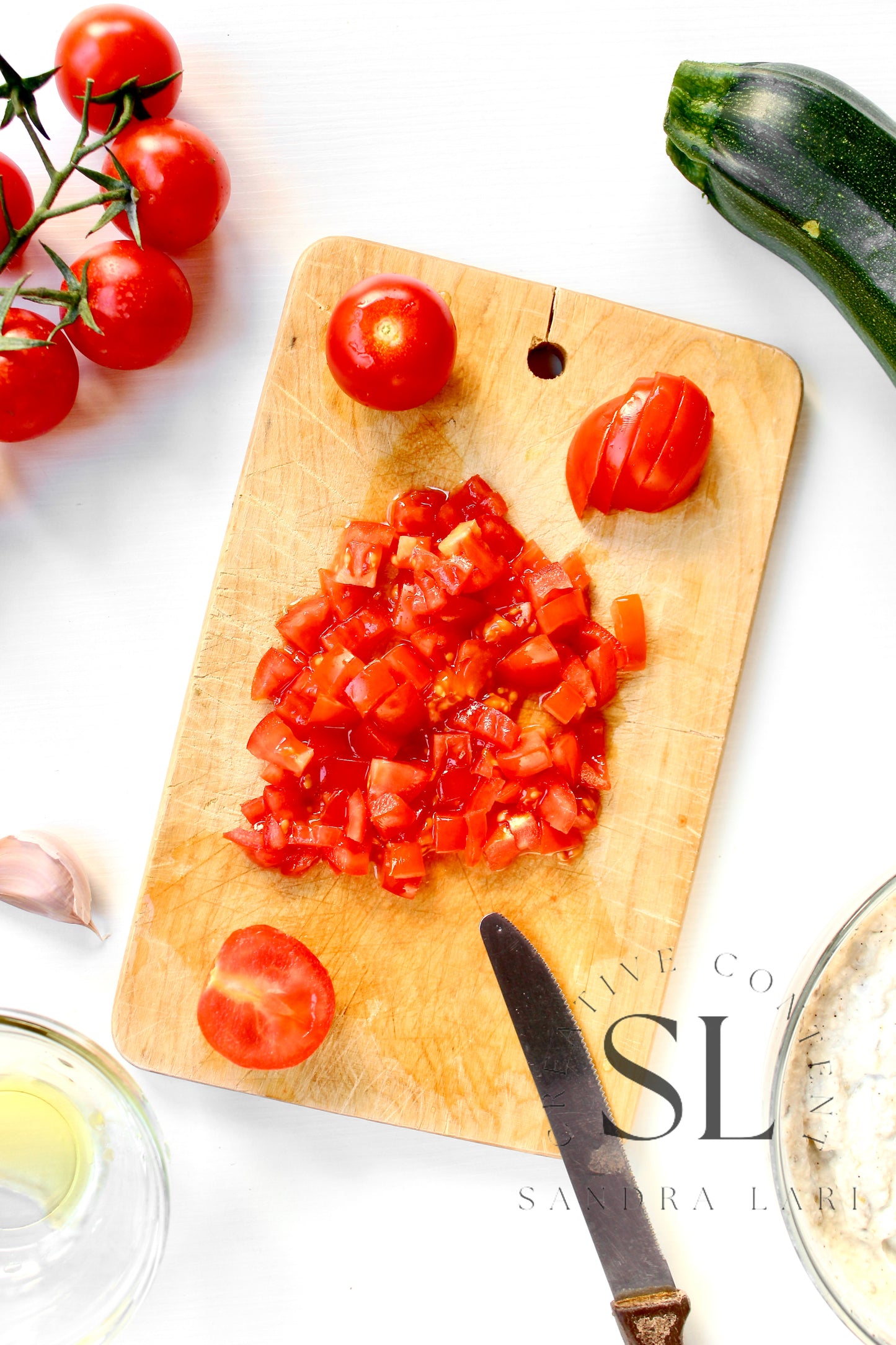 Zucchini Bites with Ricotta Cheese & Tomatoes - Set 2 of 3