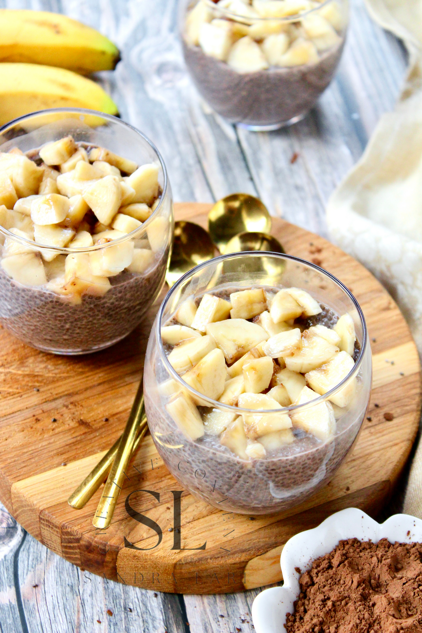 Banana Carob Chia Pudding - Exclusive