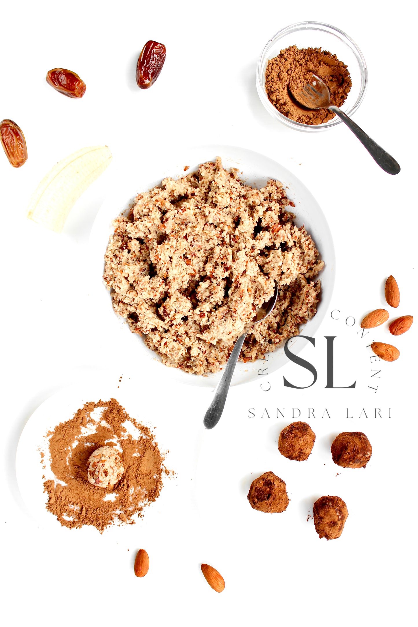 Raw Vegan Truffles Snack - Set 1 of 4