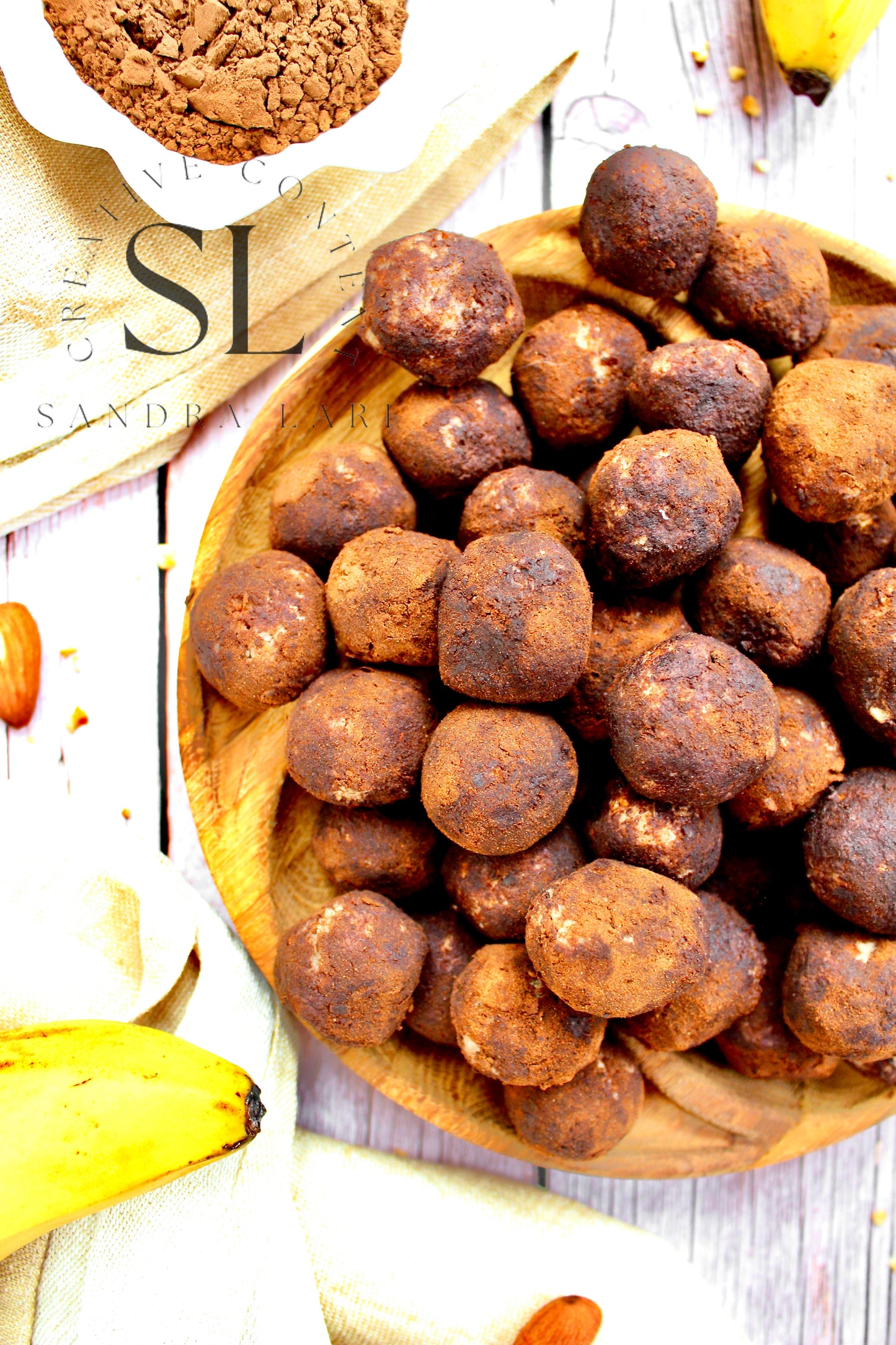 Raw Vegan Truffles Snack - Set 1 of 4