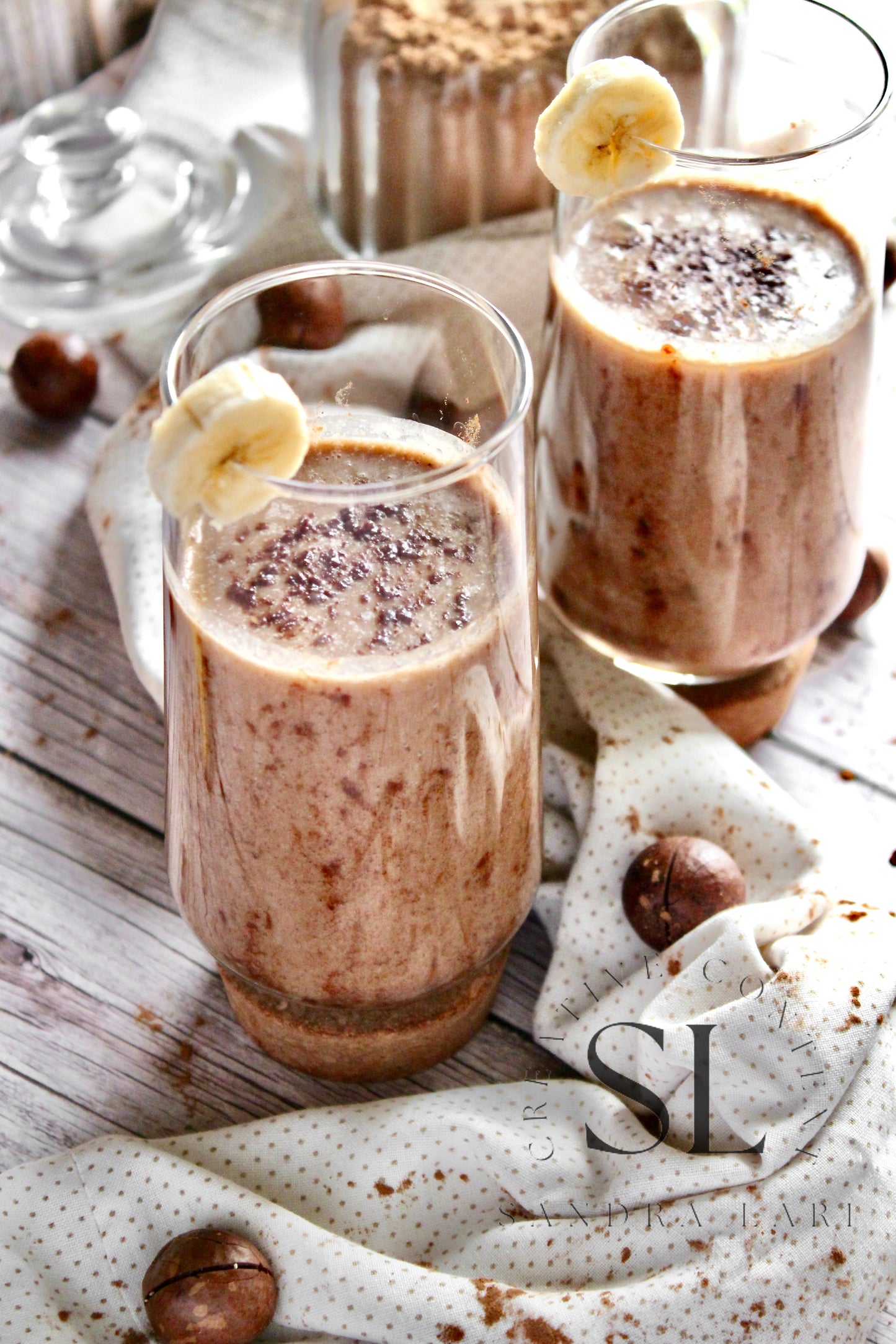 Luxury Raw Carob Smoothie - Set 1 of 4