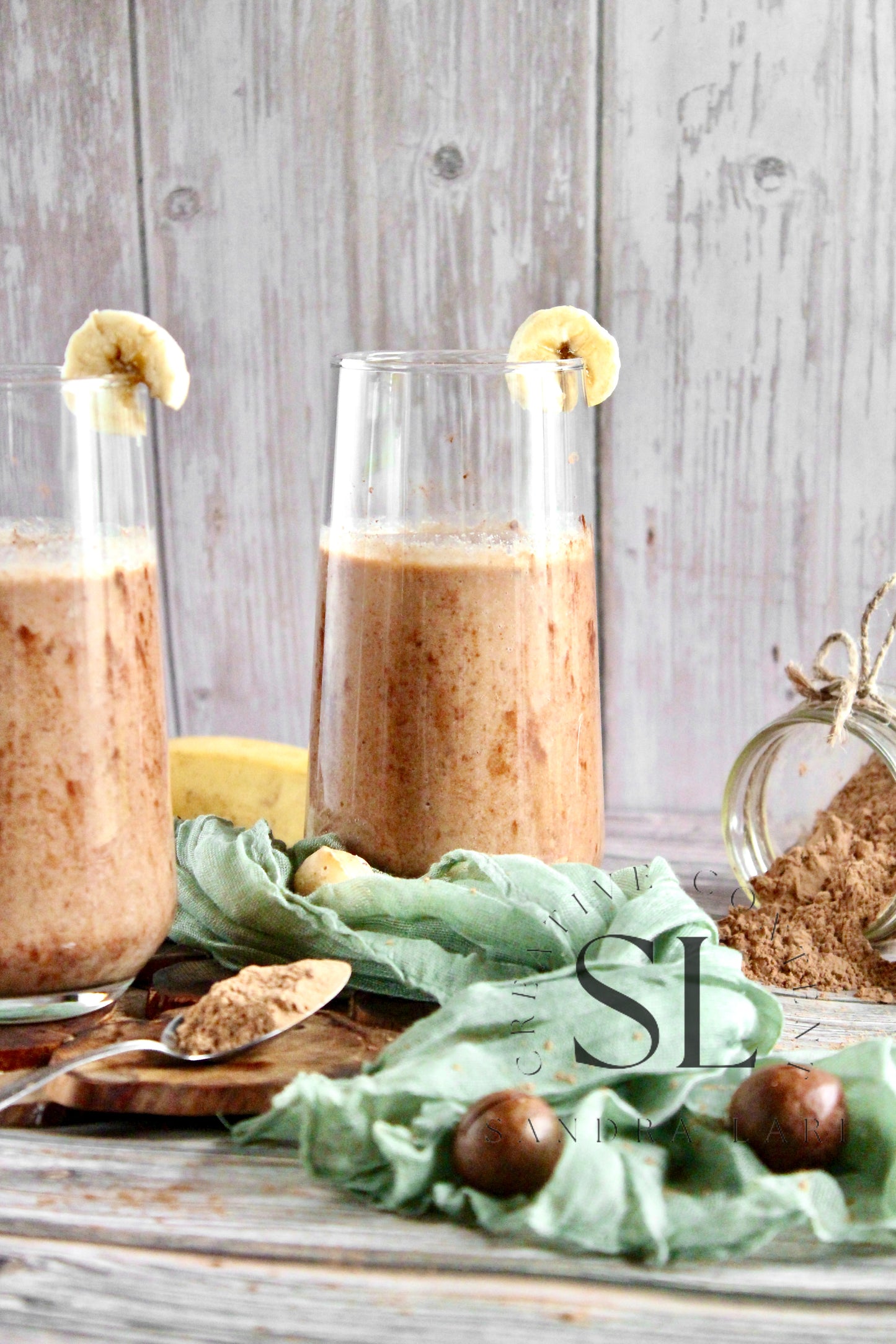 Luxury Raw Carob Smoothie - Set 4 of 4