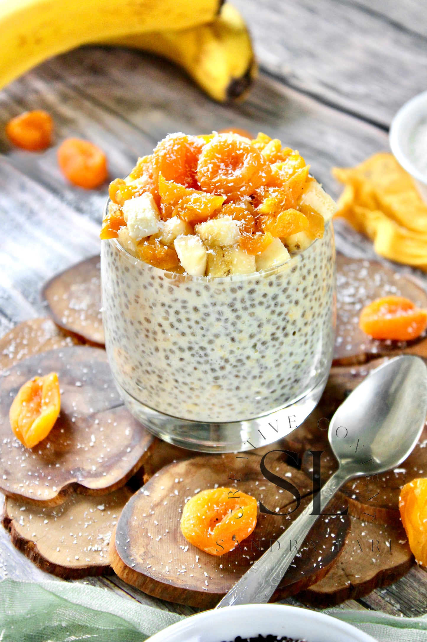 Dried Apricot Chia Pudding - Set 3 of 3