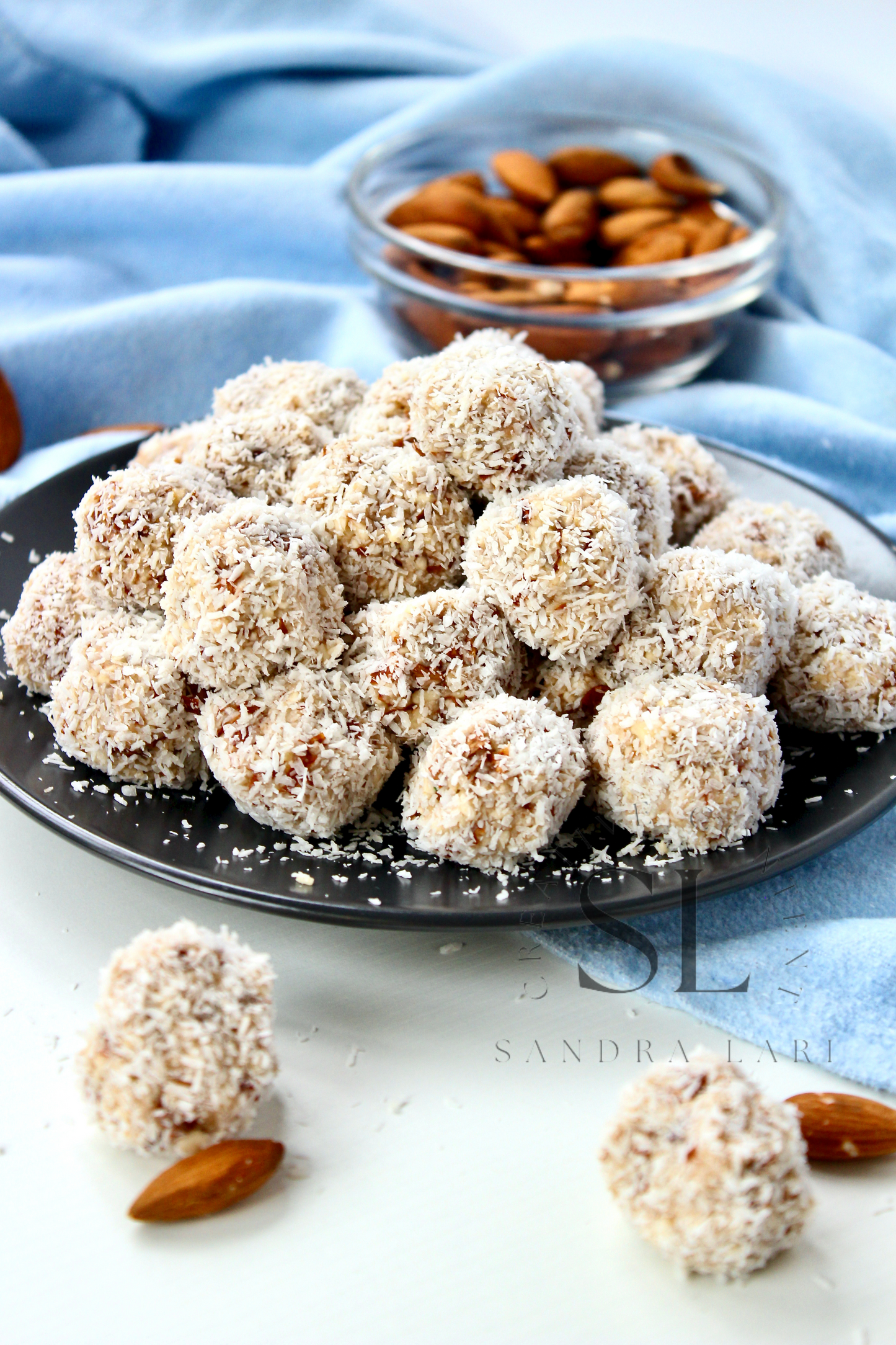 Healthy Raw Coconut Almond Bites - Set 2 of 3