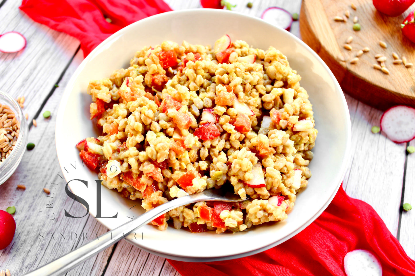 Farro Salad With Spring Vegetables - Set 1 of 3