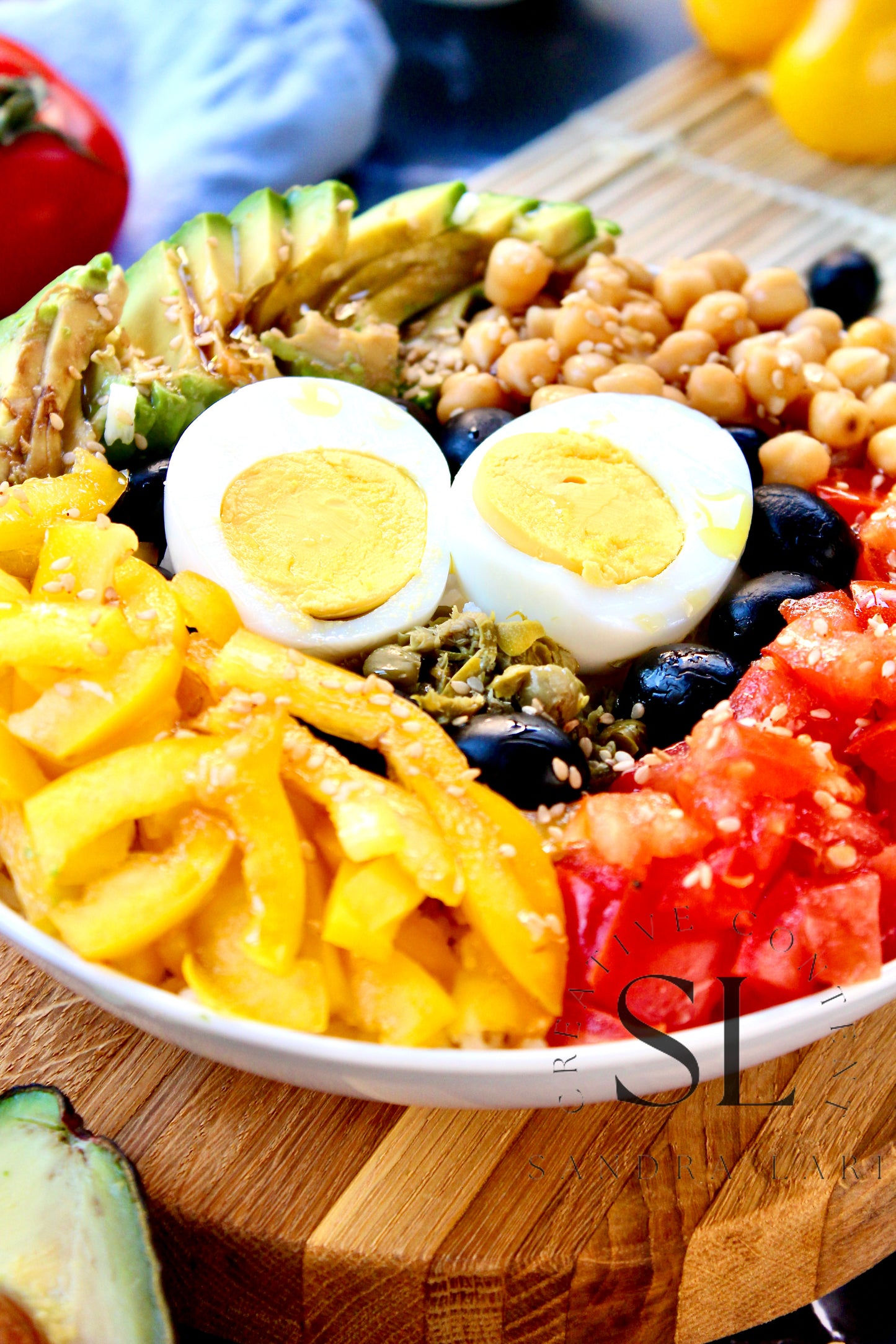 Vegetarian Mediterranean Poke Bowl - Exclusive
