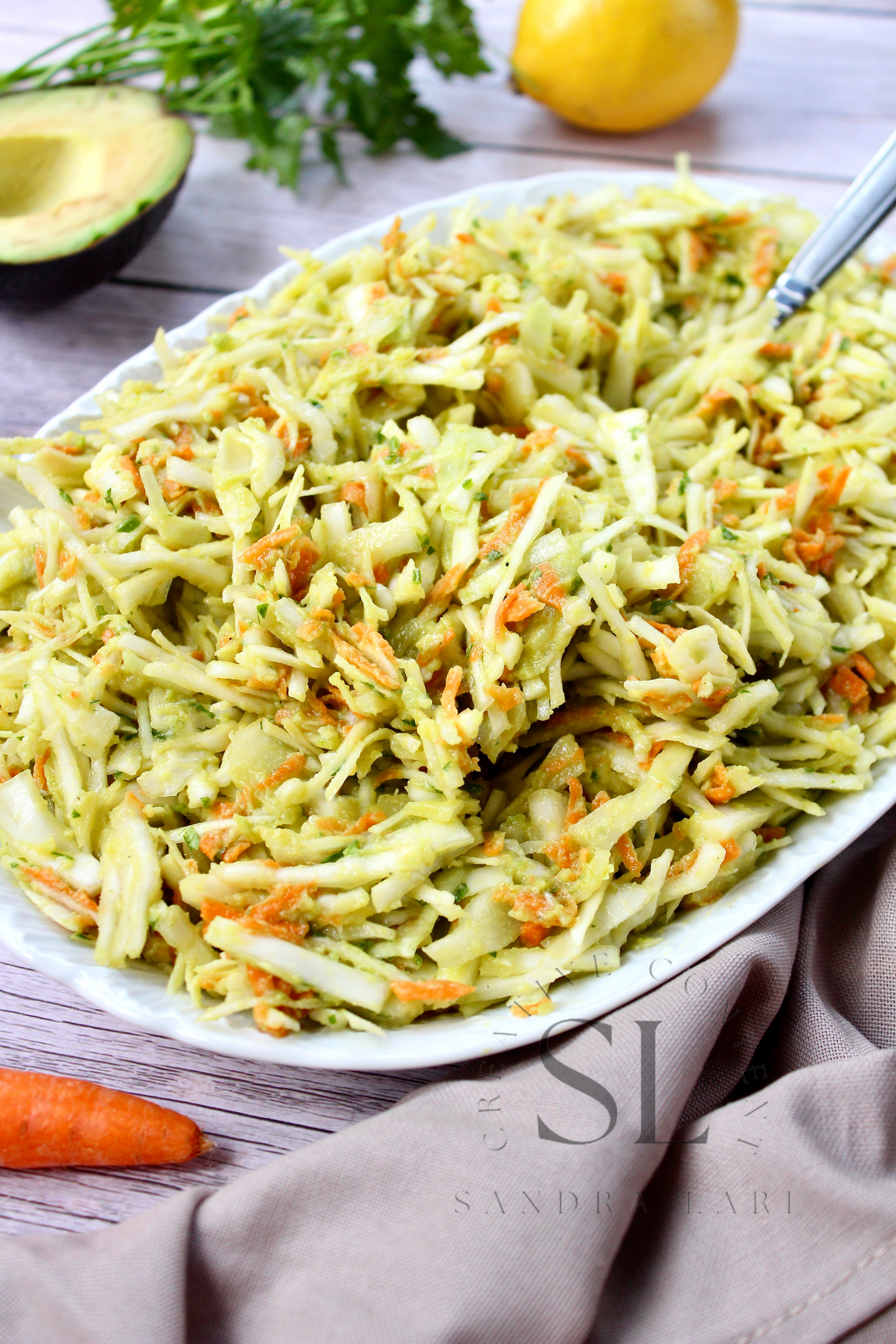 Spicy&Creamy Avocado Cabbage Salad - Exclusive