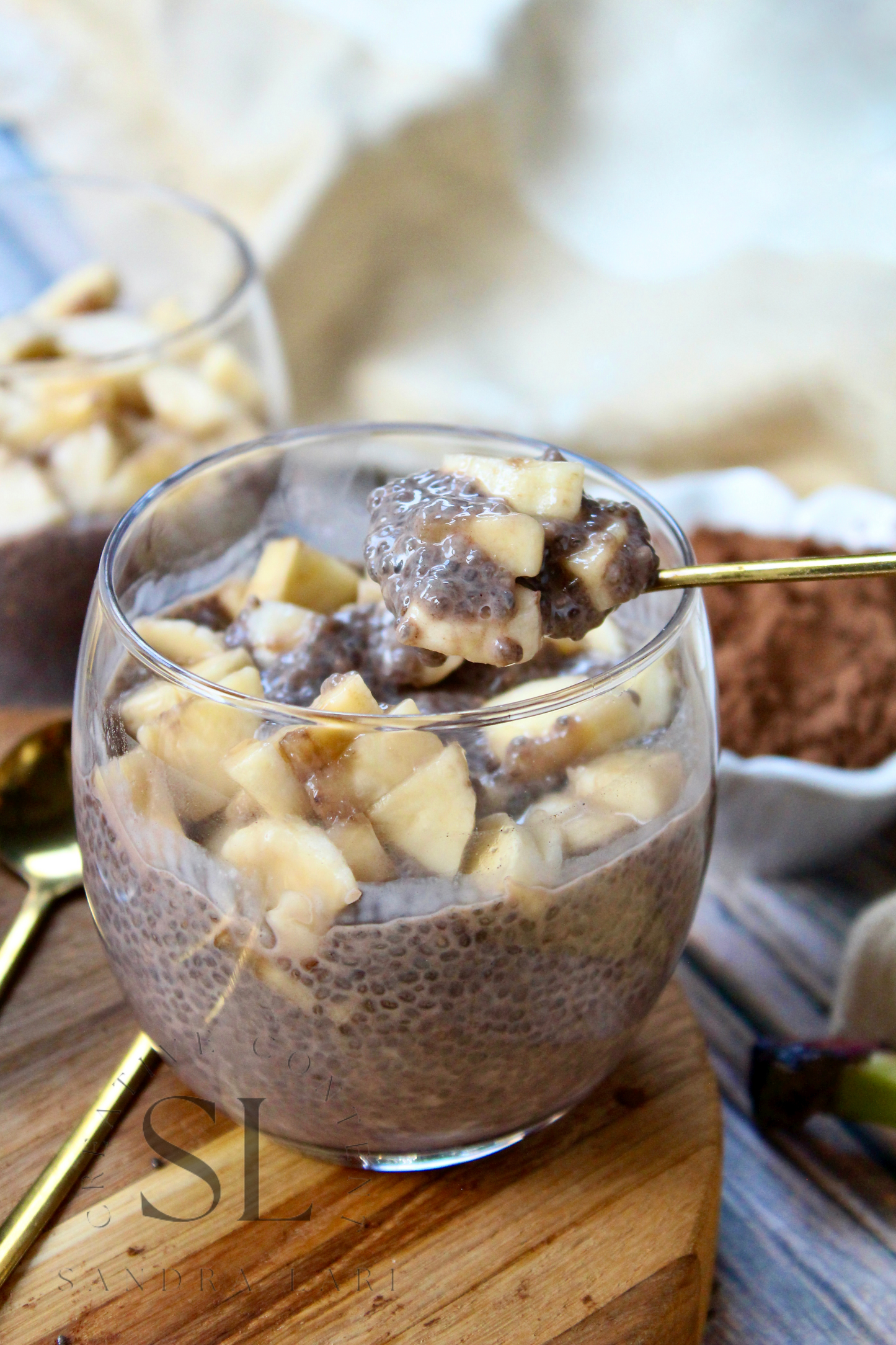 Banana Carob Chia Pudding - Exclusive