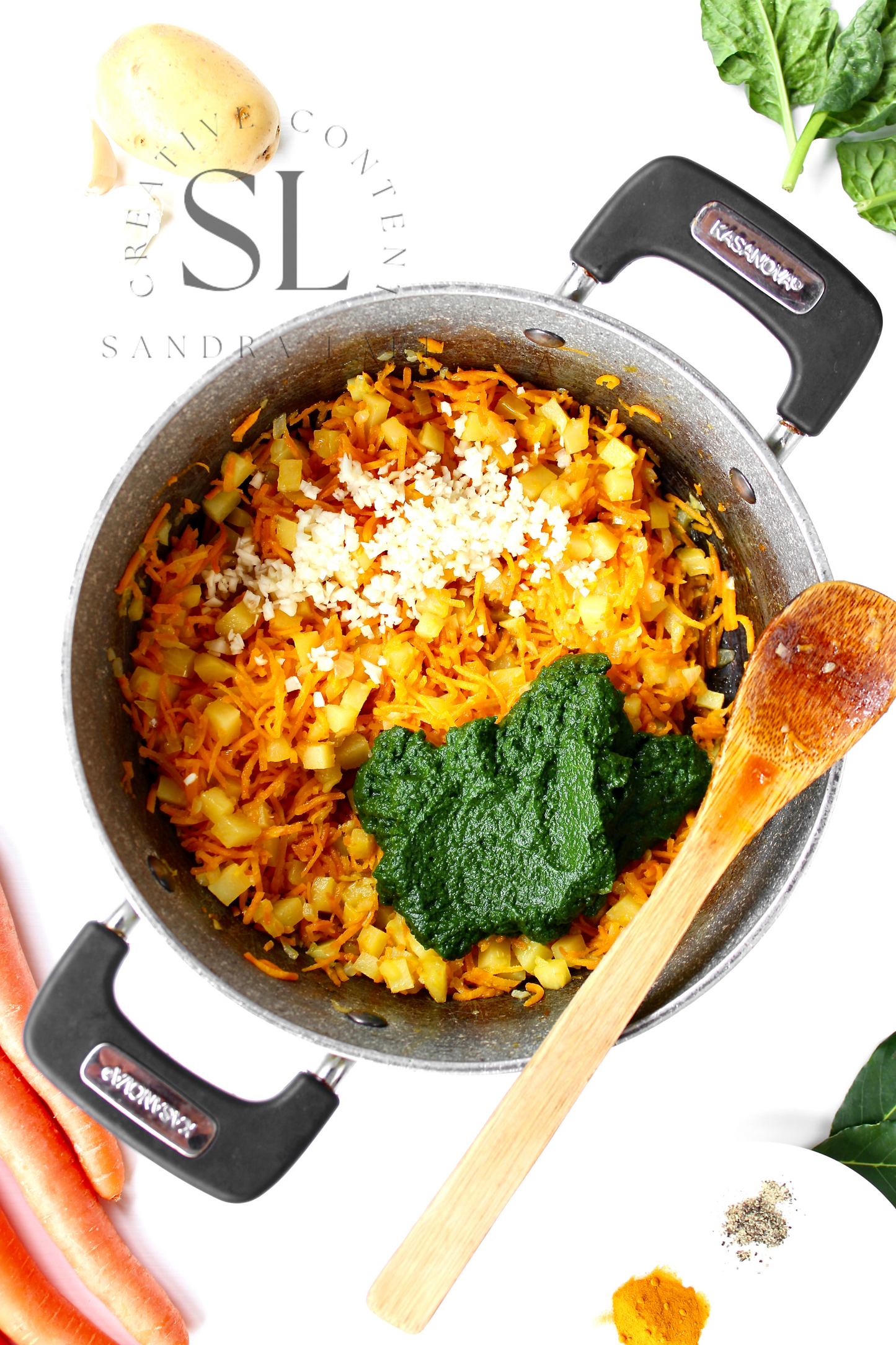 Spinach Lentil Soup - Set 1 of 3