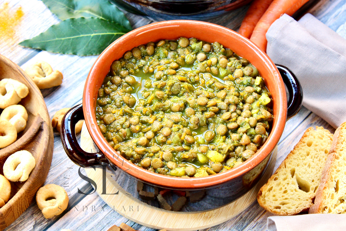 Spinach Lentil Soup - Set 3 of 3