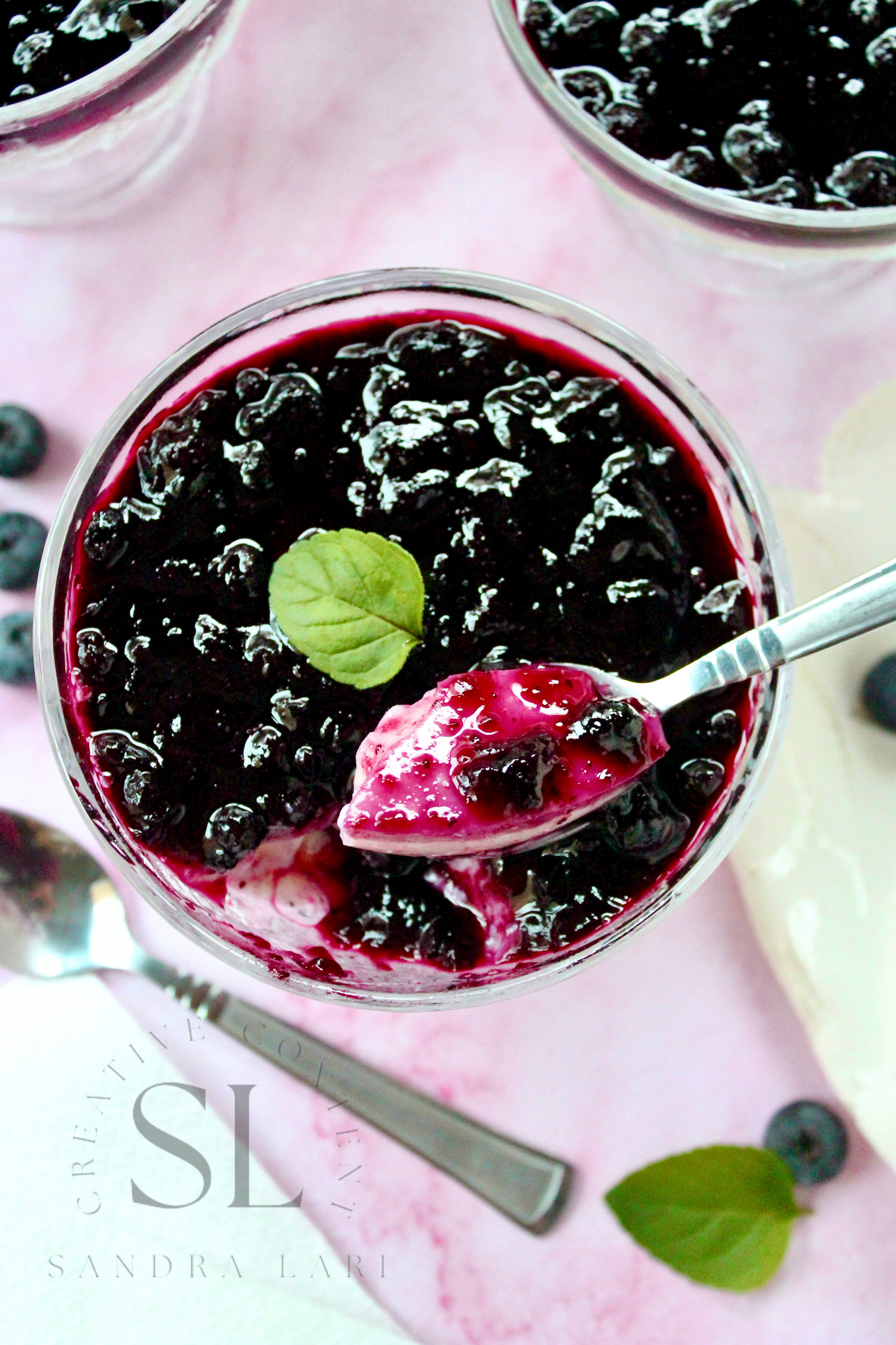 Healthy Blueberry Pudding Dessert - Exclusive