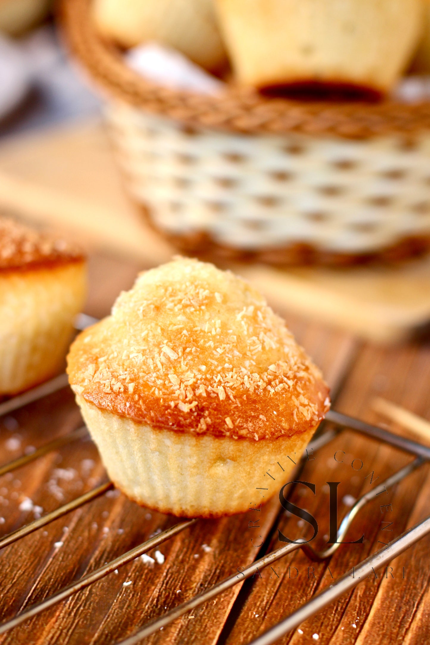 Eggless Coconut Muffins (No Yeast) - Set 1 of 4