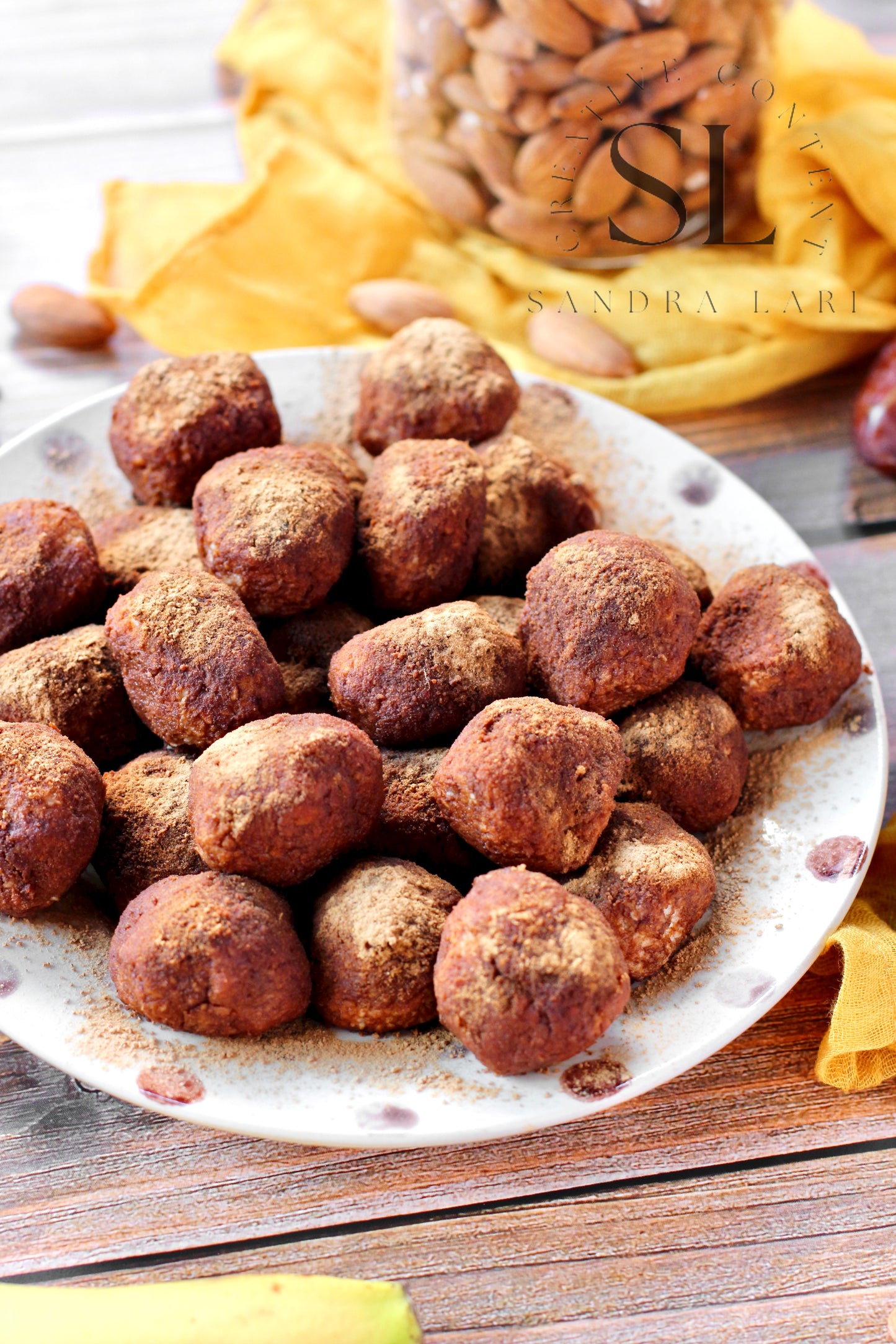 Raw Vegan Truffles Snack - Set 3 of 4