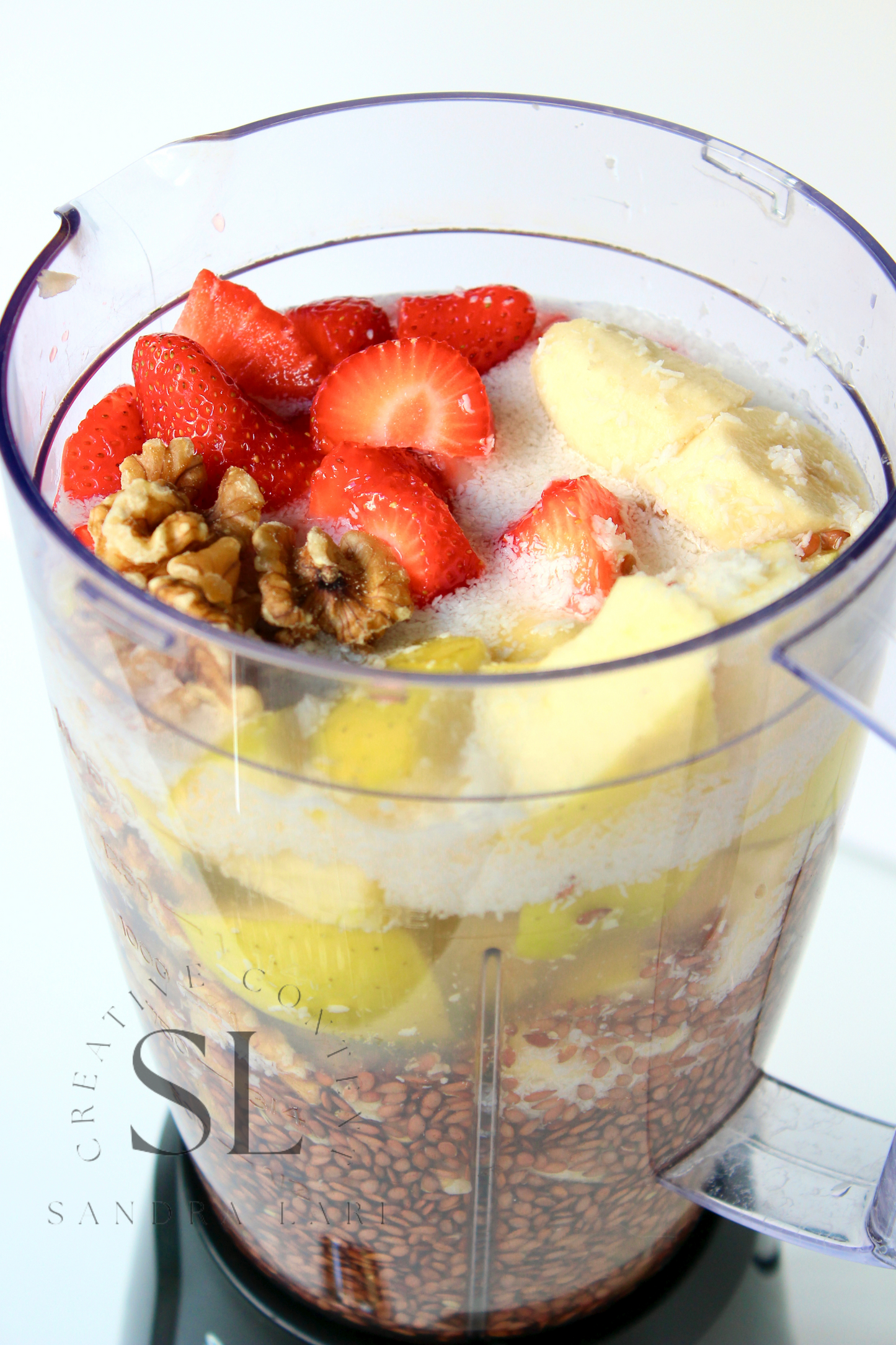 Overnight Healthy Raw Flaxseed Porridge - Set 3 of 4